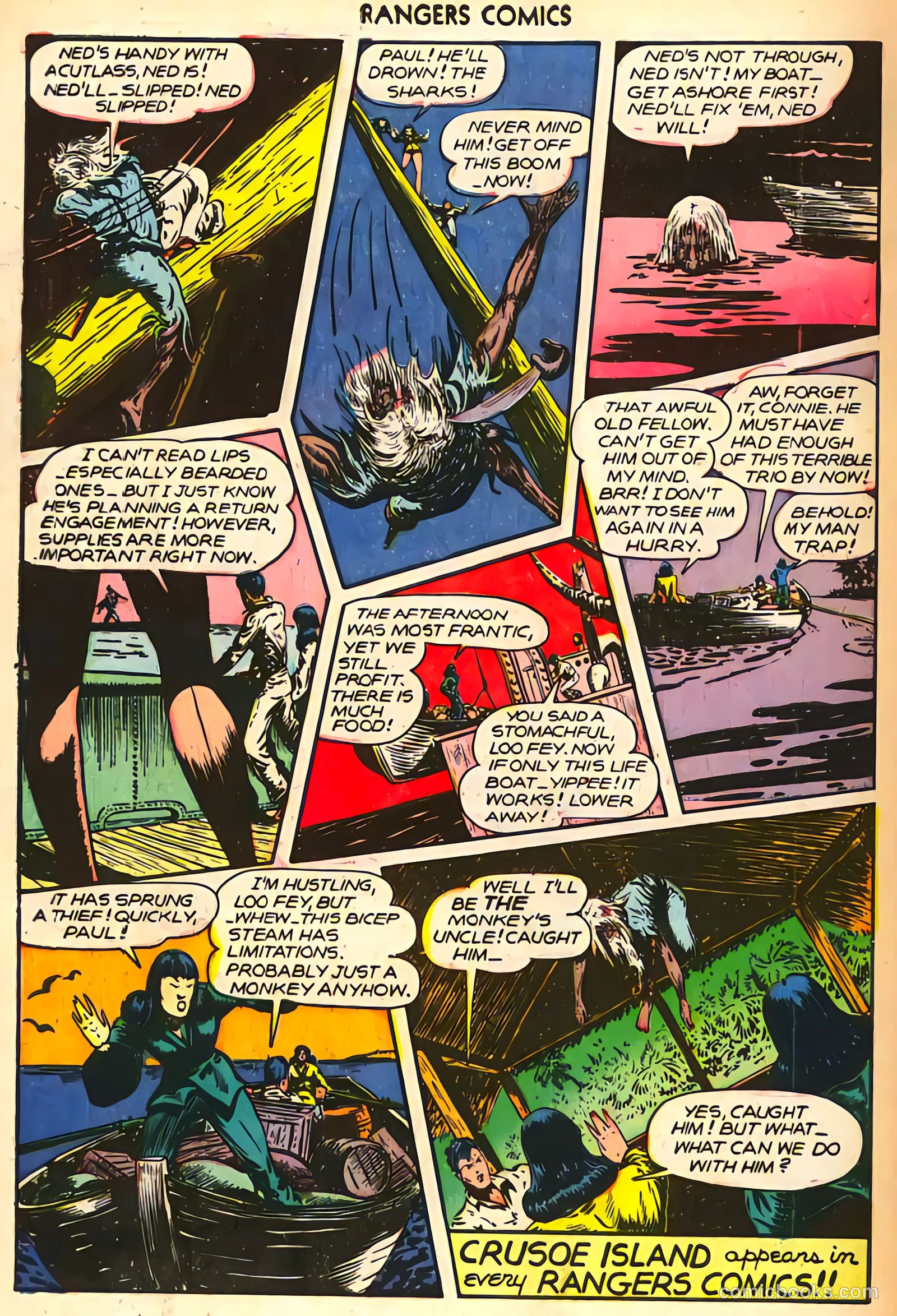 Rangers Comics #31 (1946, Flying Stories, Inc.) — page 50 of 52