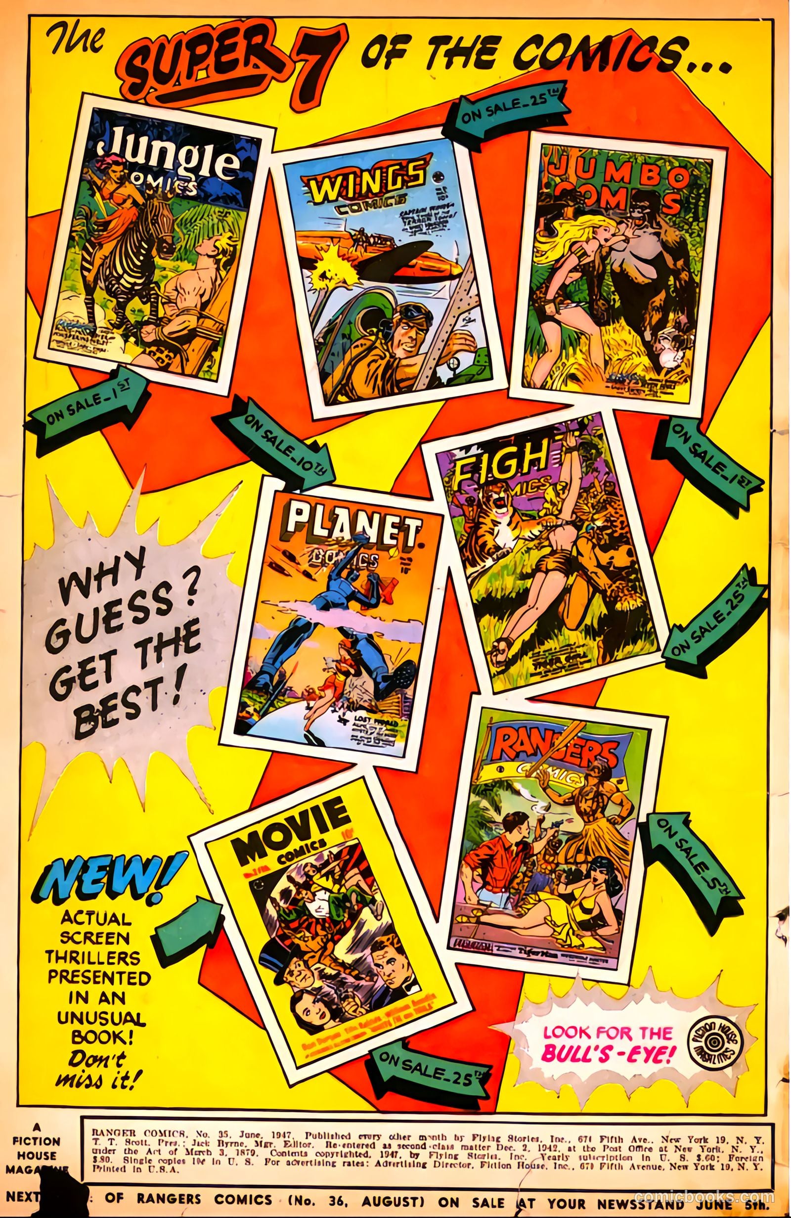 Rangers Comics #35 (1947, Flying Stories, Inc.) — page 3 of 53