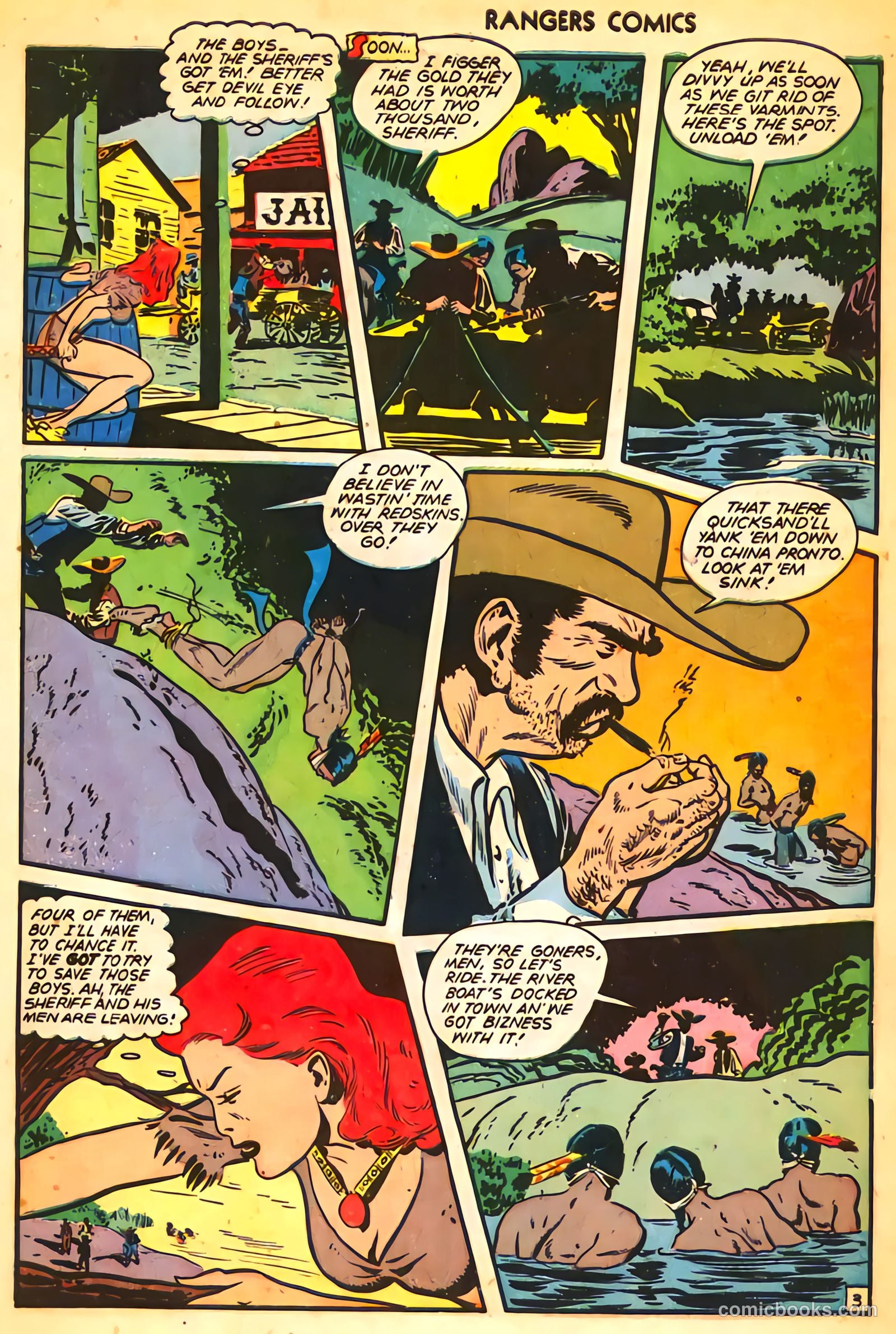 Rangers Comics #35 (1947, Flying Stories, Inc.) — page 6 of 53