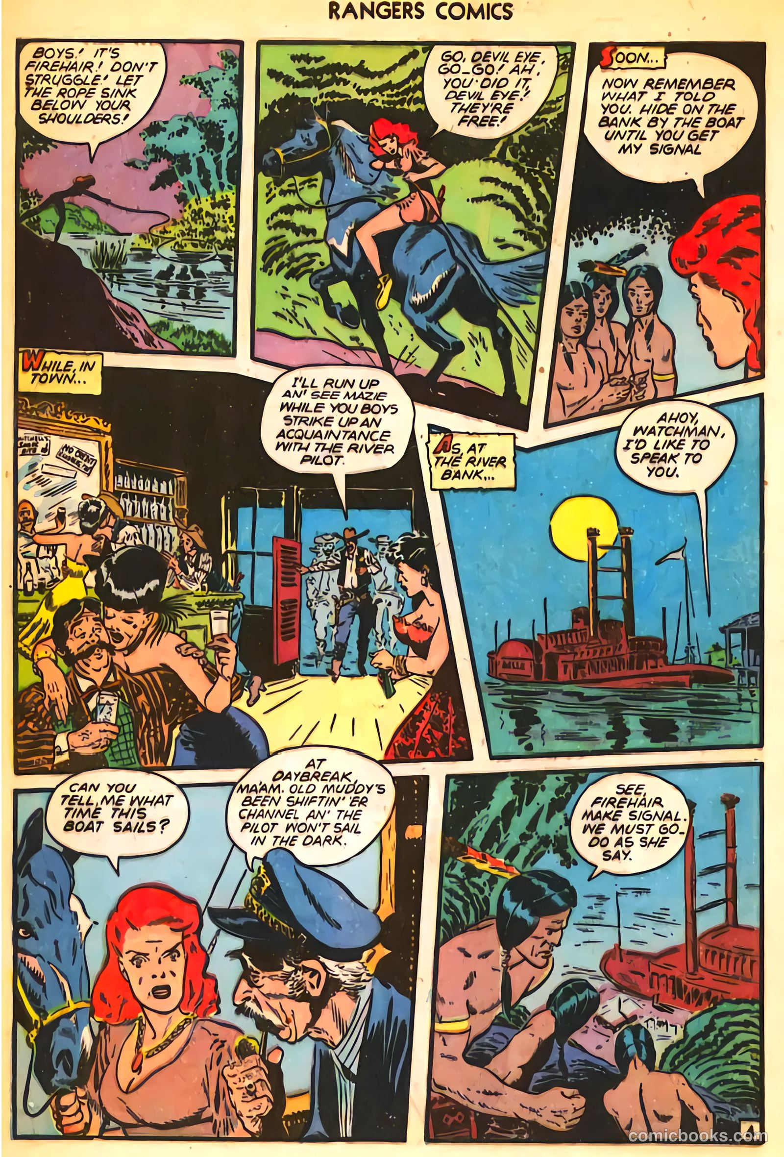 Rangers Comics #35 (1947, Flying Stories, Inc.) — page 7 of 53