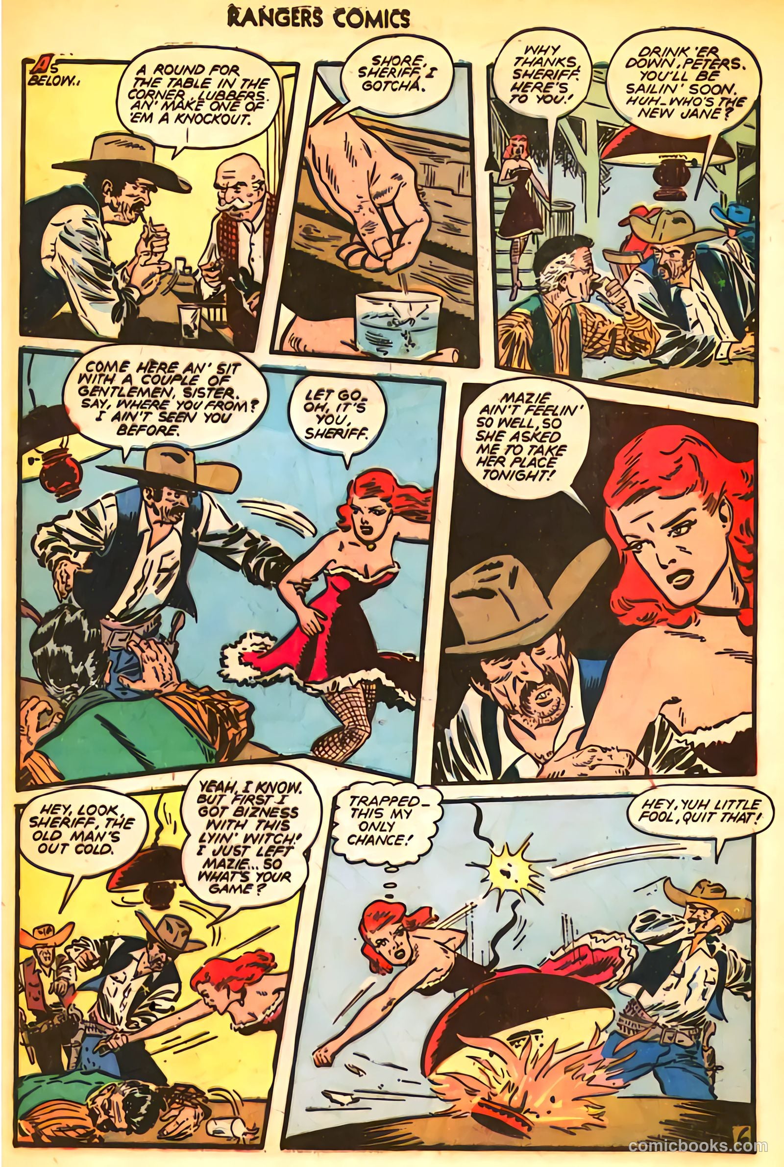 Rangers Comics #35 (1947, Flying Stories, Inc.) — page 9 of 53
