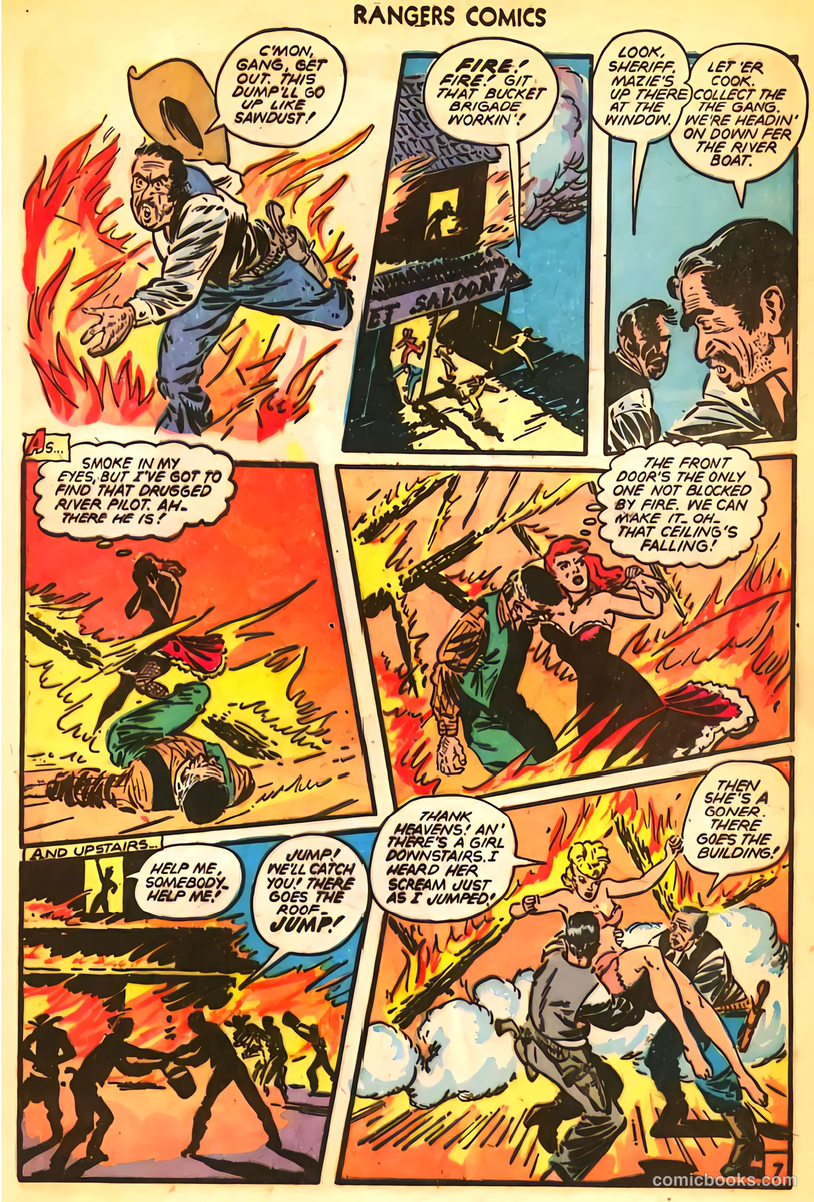 Rangers Comics #35 (1947, Flying Stories, Inc.) — page 10 of 53