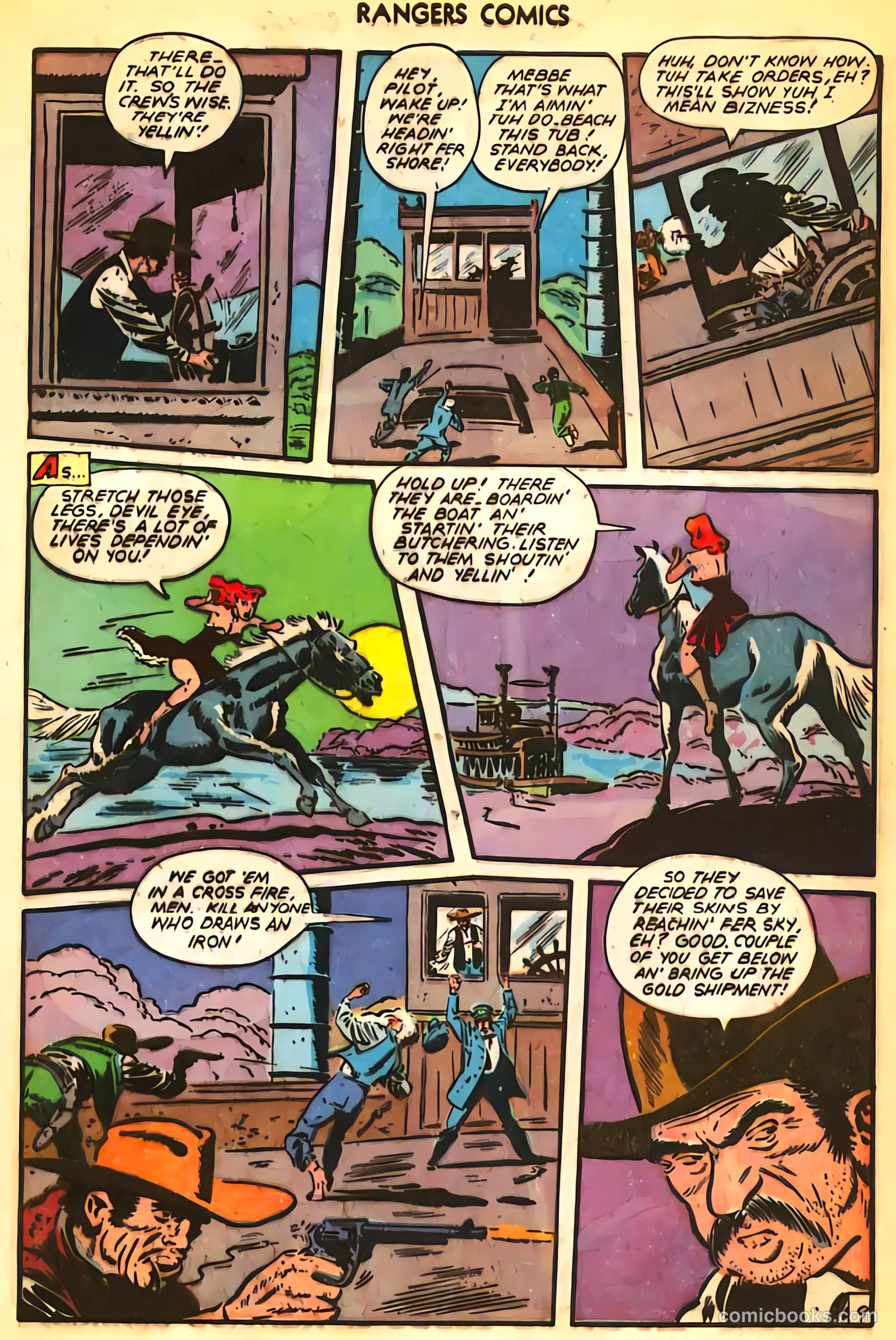 Rangers Comics #35 (1947, Flying Stories, Inc.) — page 12 of 53