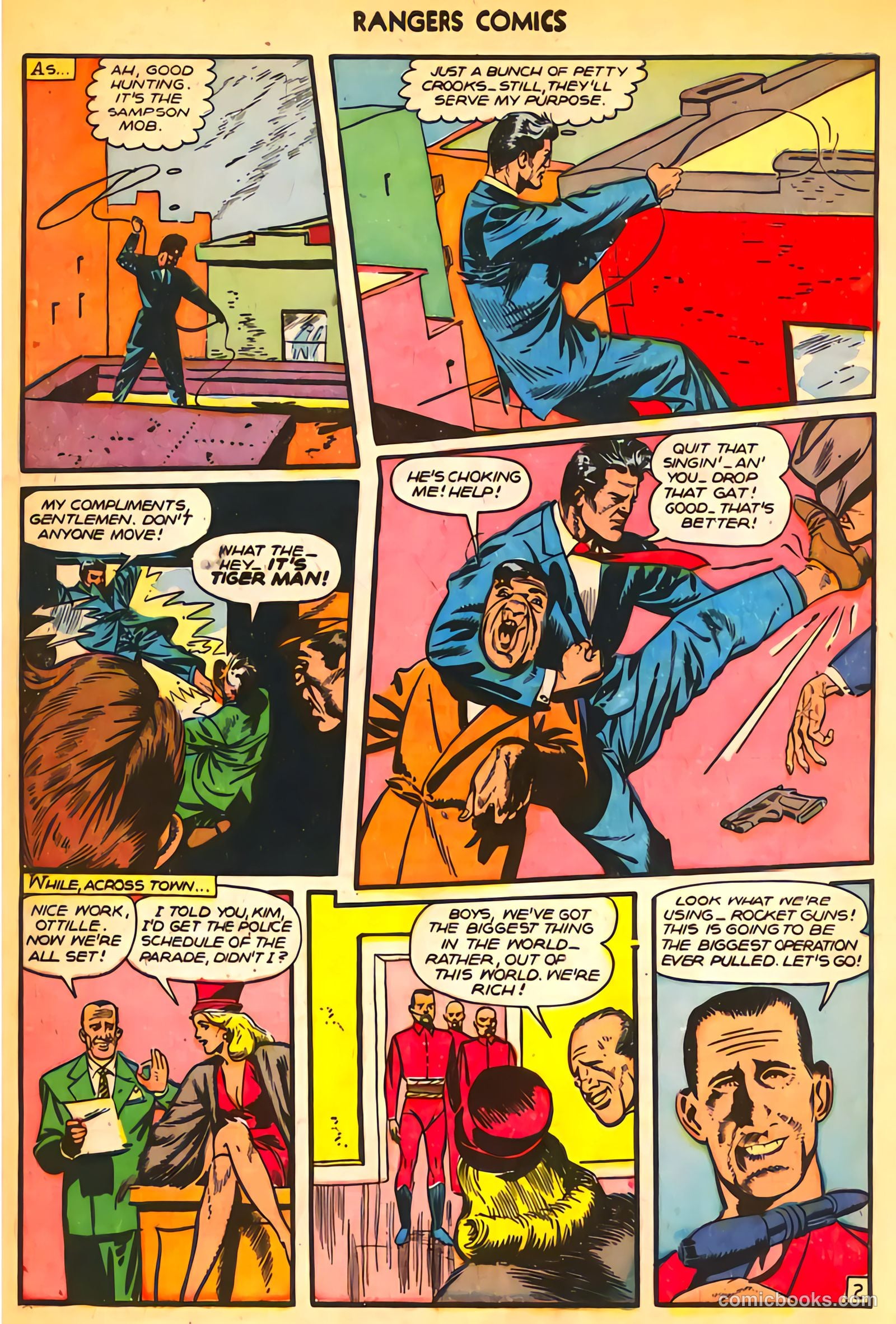 Rangers Comics #35 (1947, Flying Stories, Inc.) — page 15 of 53