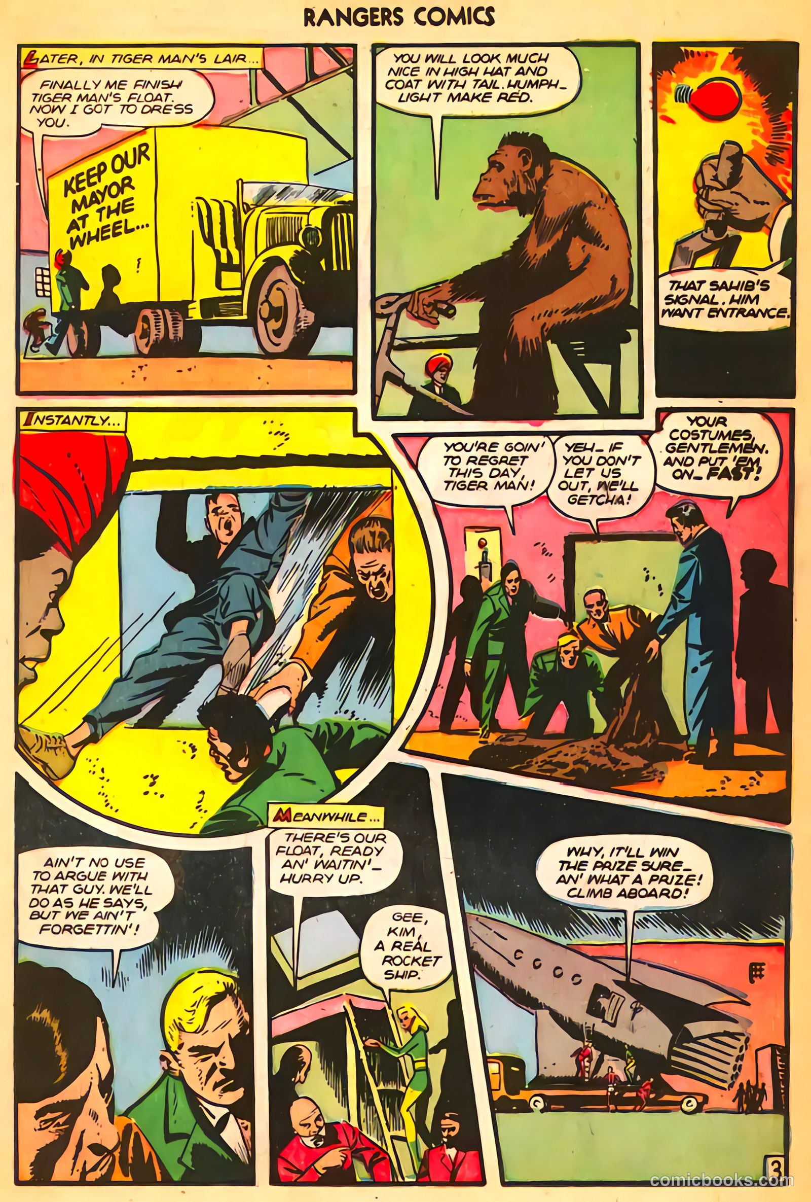Rangers Comics #35 (1947, Flying Stories, Inc.) — page 16 of 53
