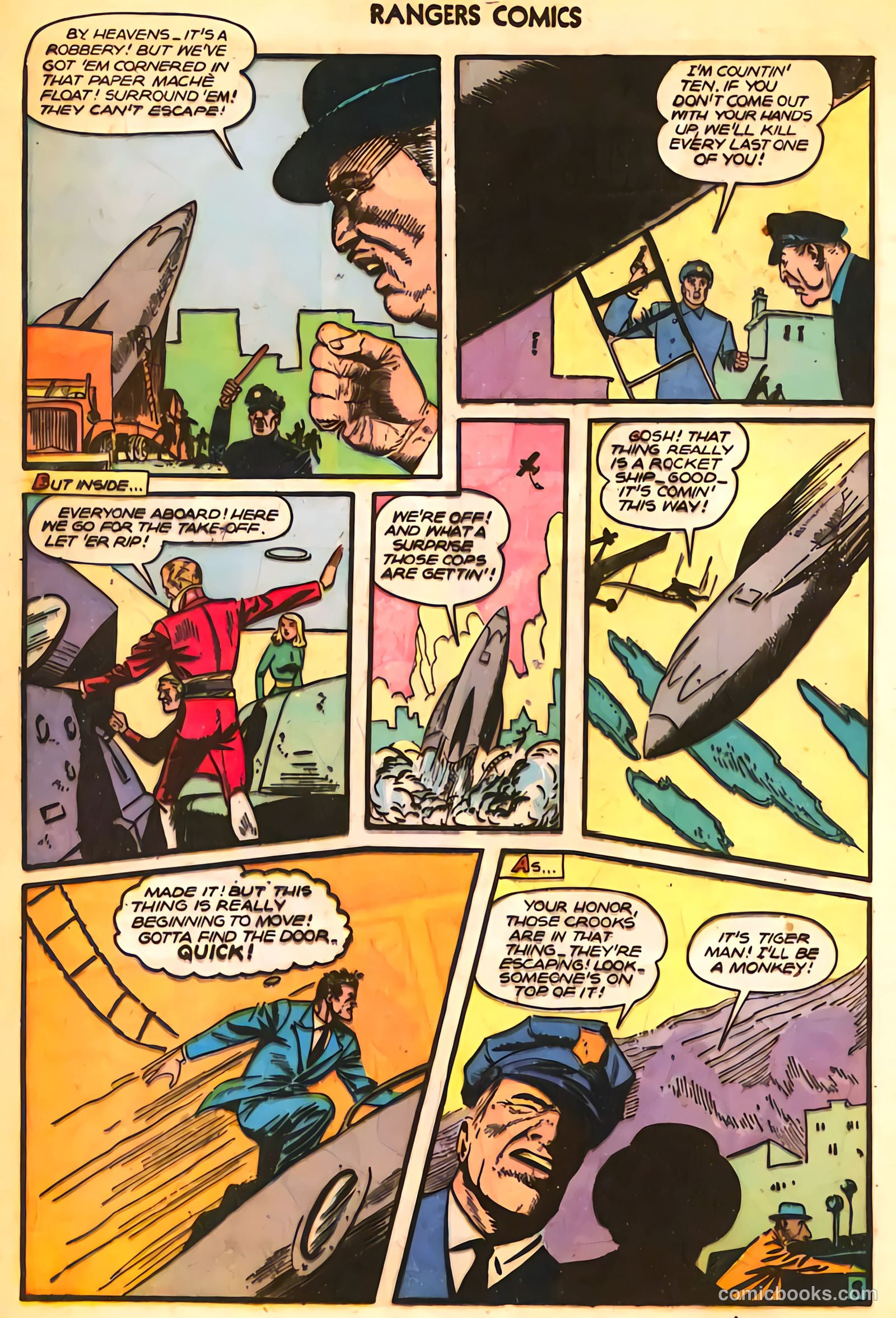 Rangers Comics #35 (1947, Flying Stories, Inc.) — page 21 of 53