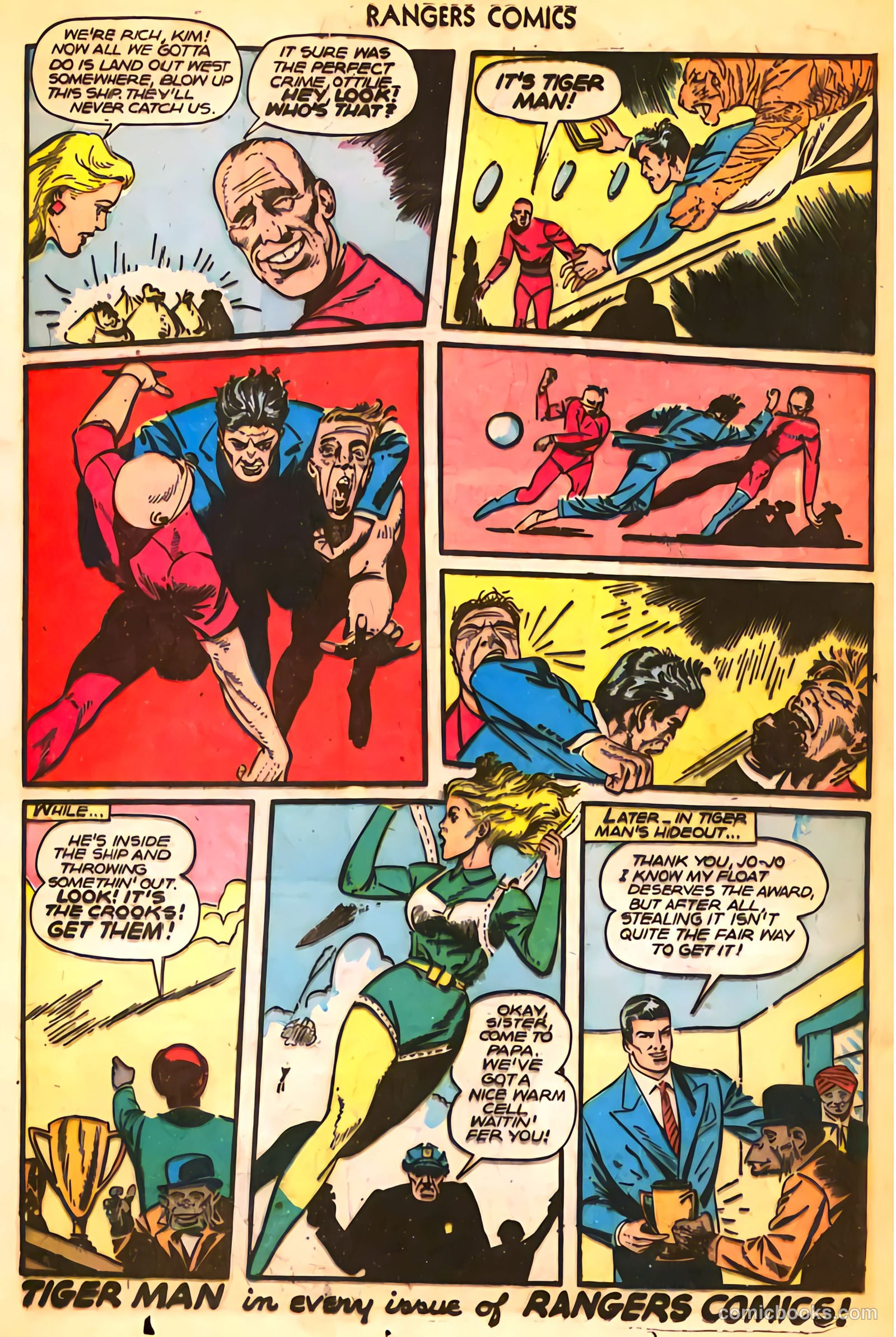 Rangers Comics #35 (1947, Flying Stories, Inc.) — page 22 of 53