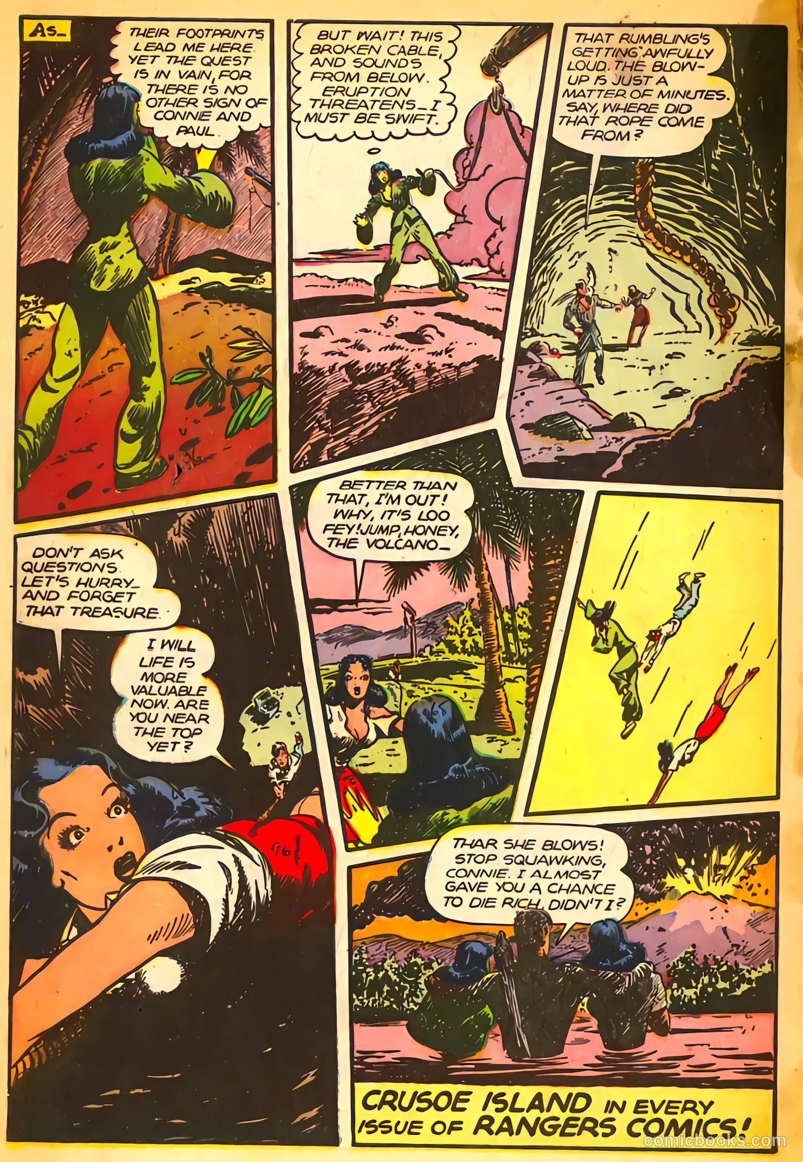 Rangers Comics #35 (1947, Flying Stories, Inc.) — page 51 of 53