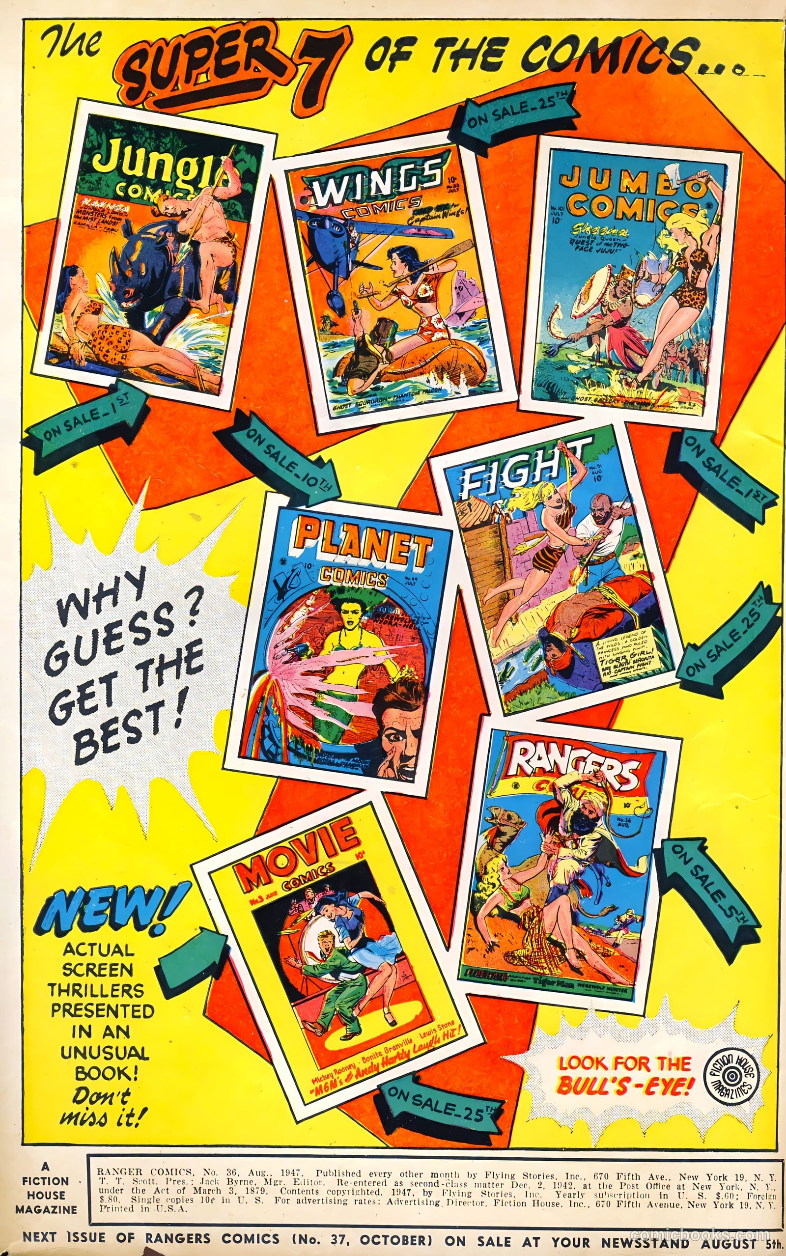 Rangers Comics #36 (1947) — page 2 of 52