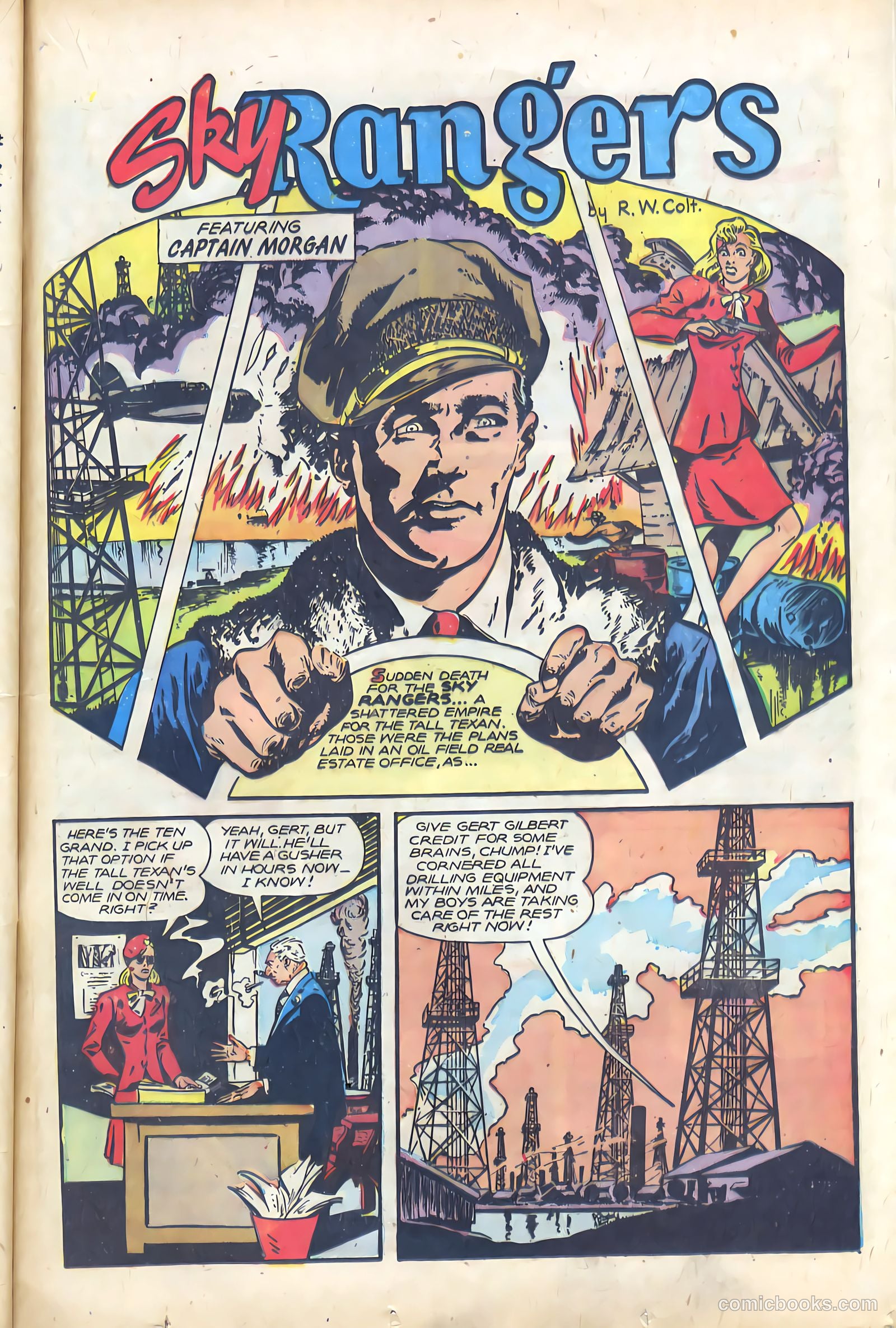 Rangers Comics #37 (1947, Flying Stories, Inc.) — page 21 of 52