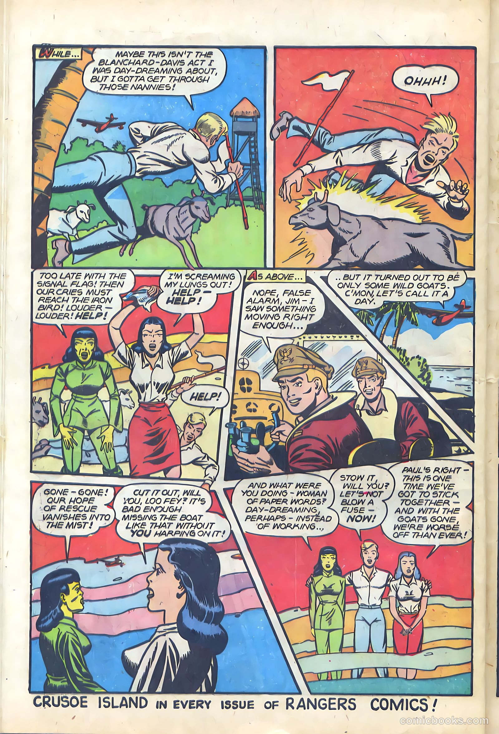 Rangers Comics #37 (1947, Flying Stories, Inc.) — page 40 of 52