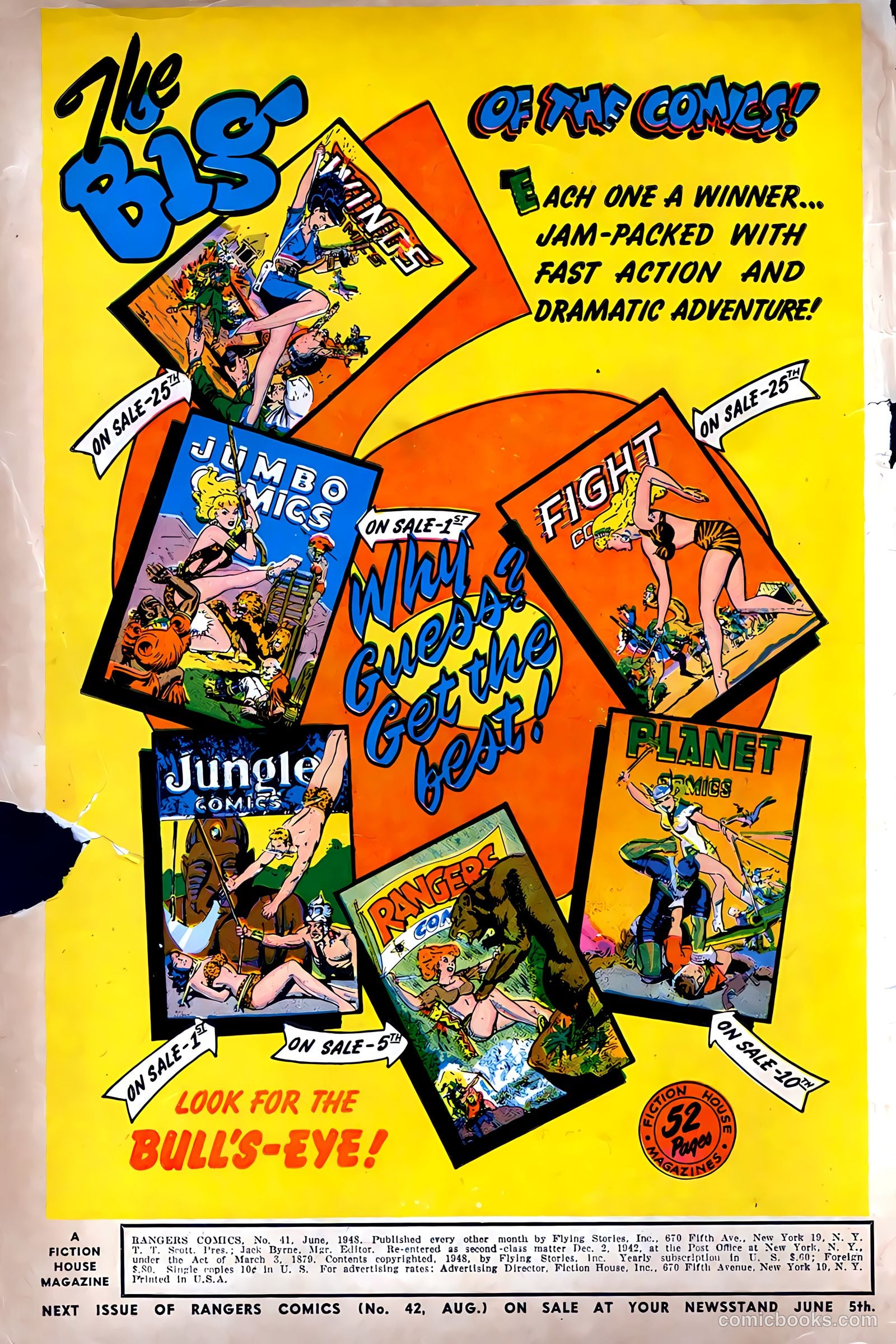 Rangers Comics #41 (1948, Flying Stories, Inc.) — page 2 of 52