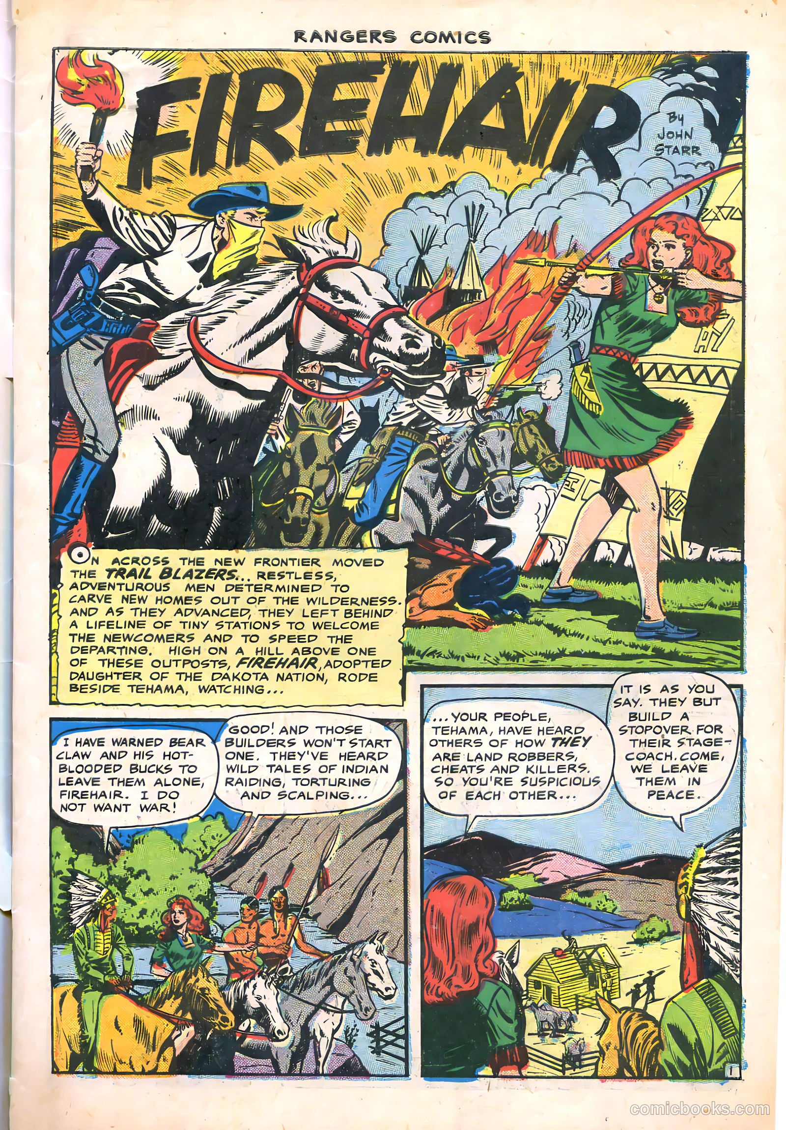 Rangers Comics #56 (1950) — page 4 of 37