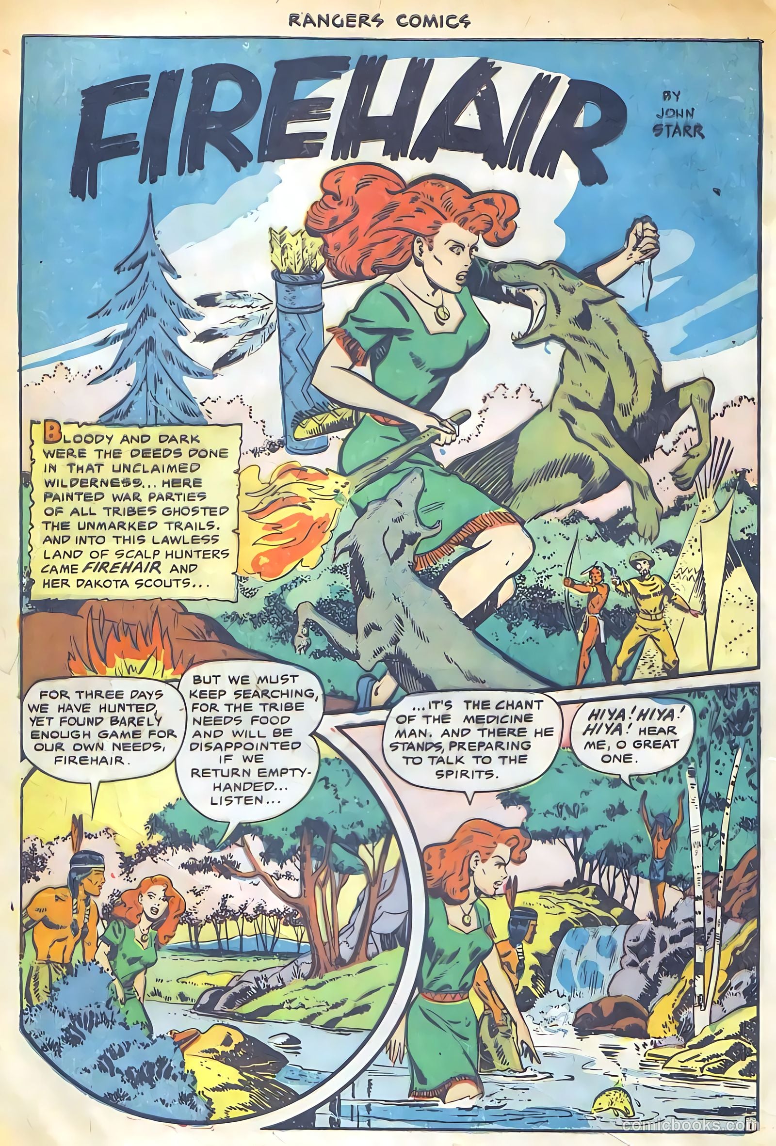 Rangers Comics #60 (1951, Flying Stories, Inc.) — page 4 of 36