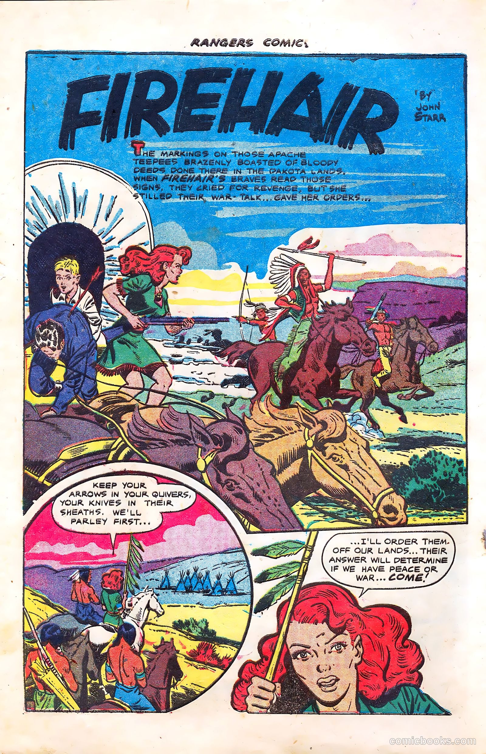 Rangers Comics #61 (1951, Flying Stories, Inc.) — page 4 of 36