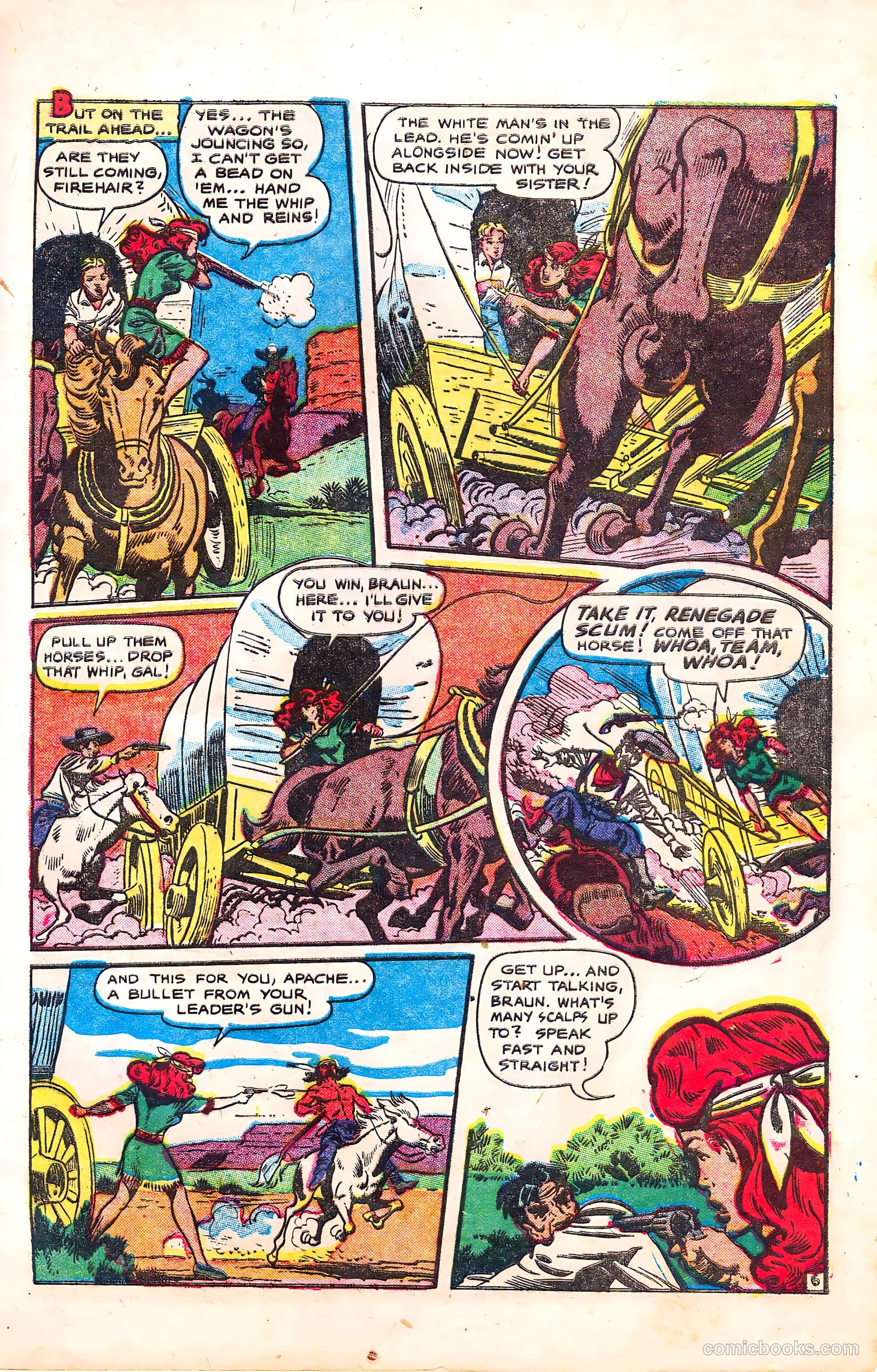 Rangers Comics #61 (1951, Flying Stories, Inc.) — page 9 of 36