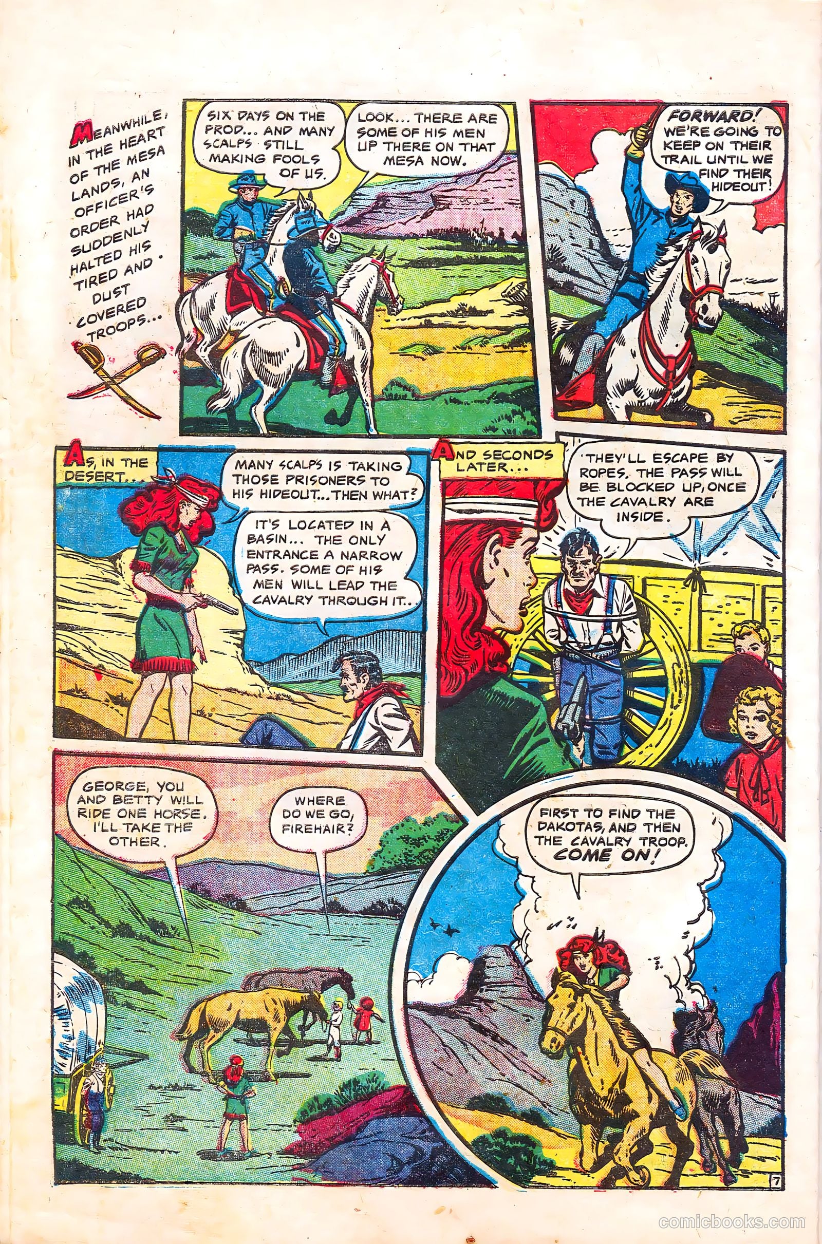 Rangers Comics #61 (1951, Flying Stories, Inc.) — page 10 of 36
