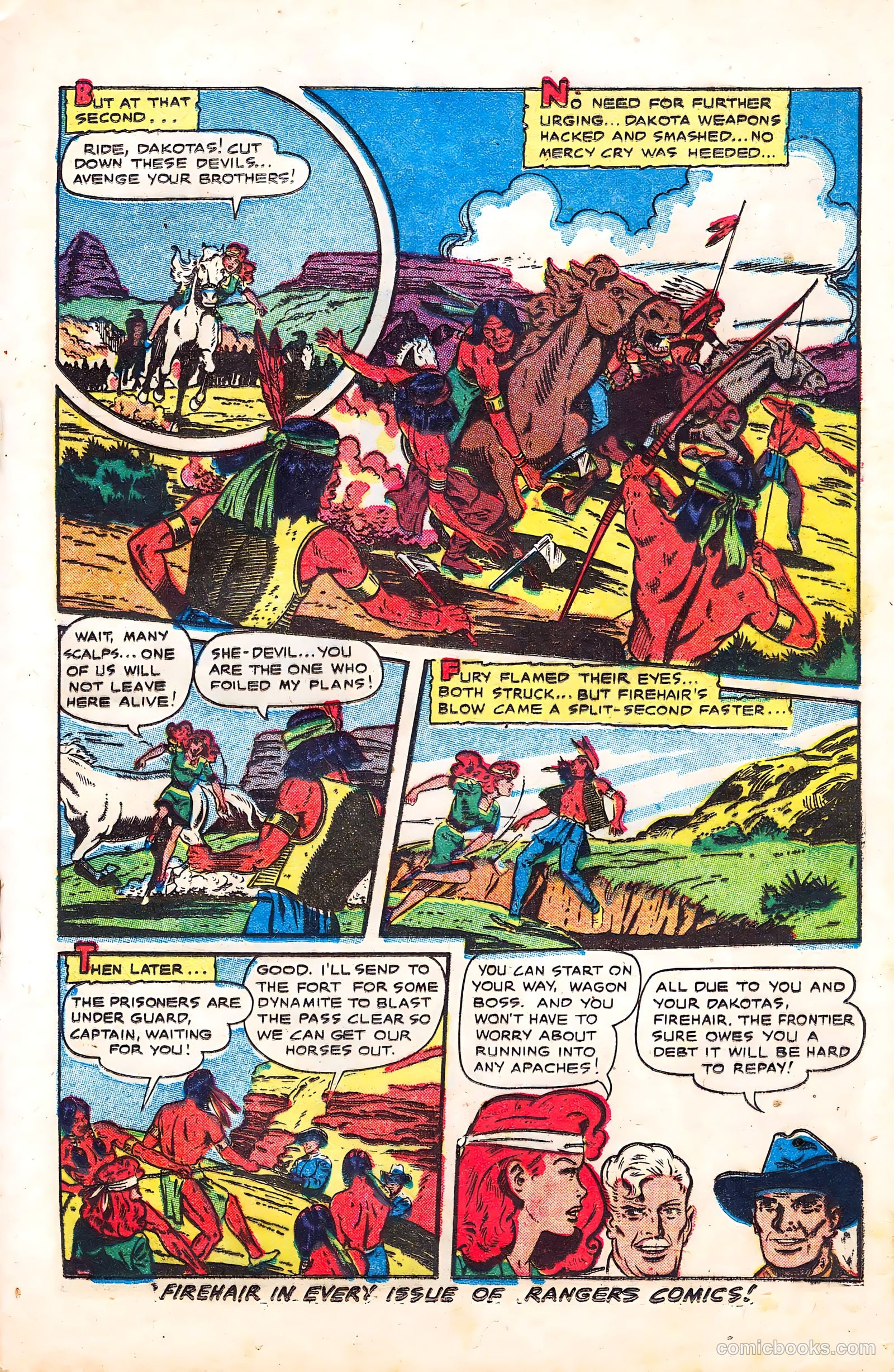Rangers Comics #61 (1951, Flying Stories, Inc.) — page 13 of 36