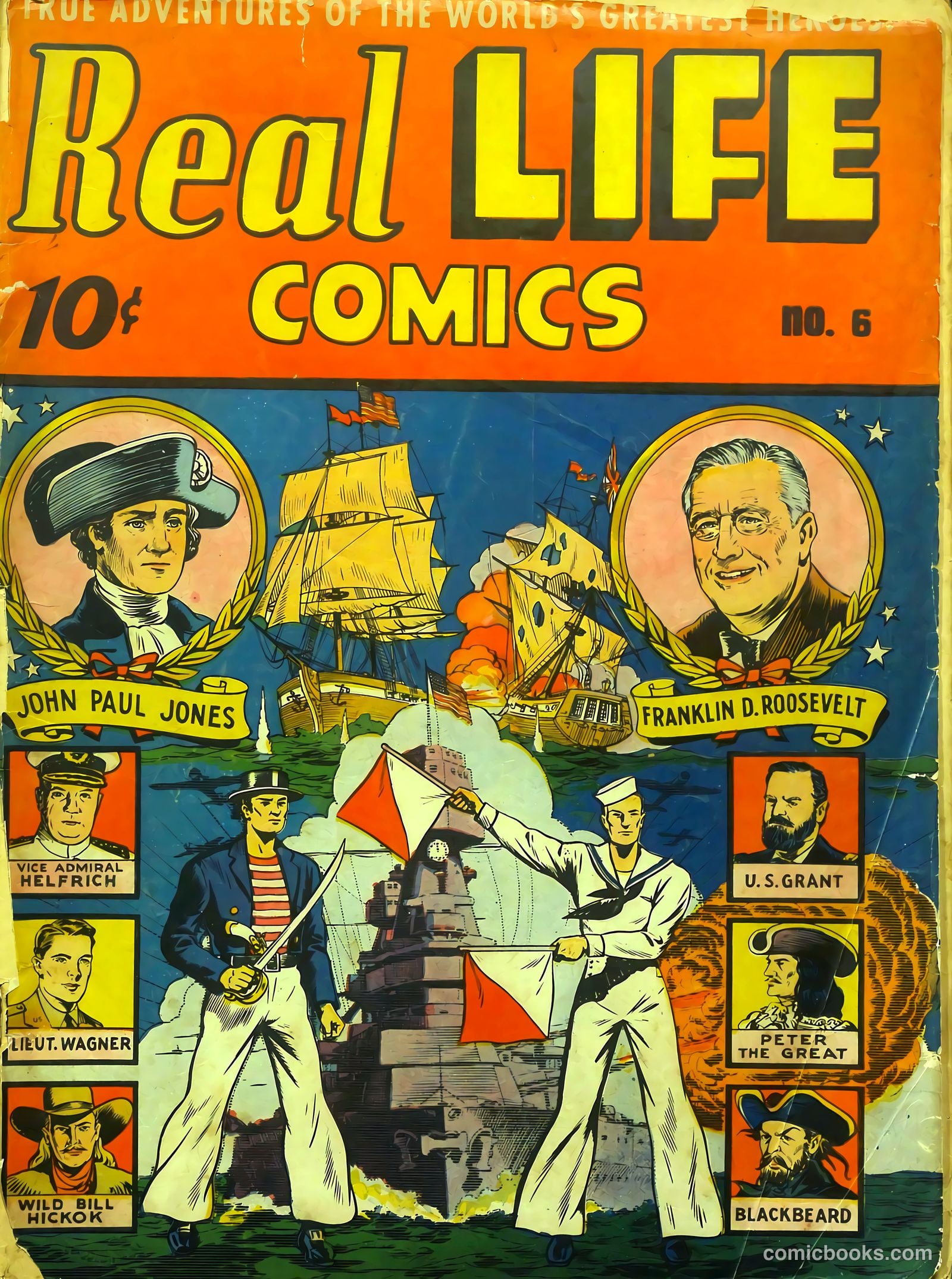 Real Adventure Comics #6 cover