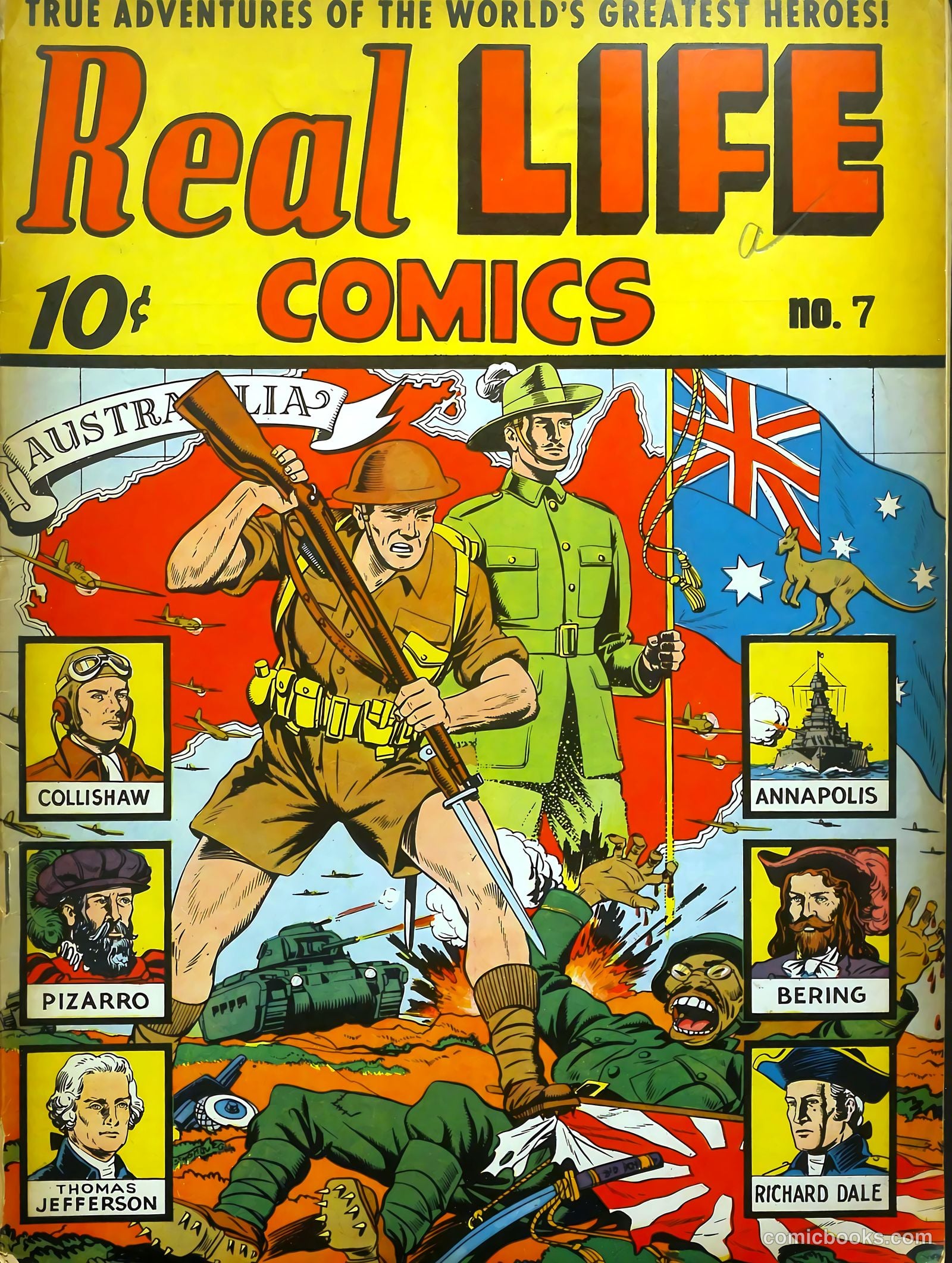 Real Adventure Comics #7 cover