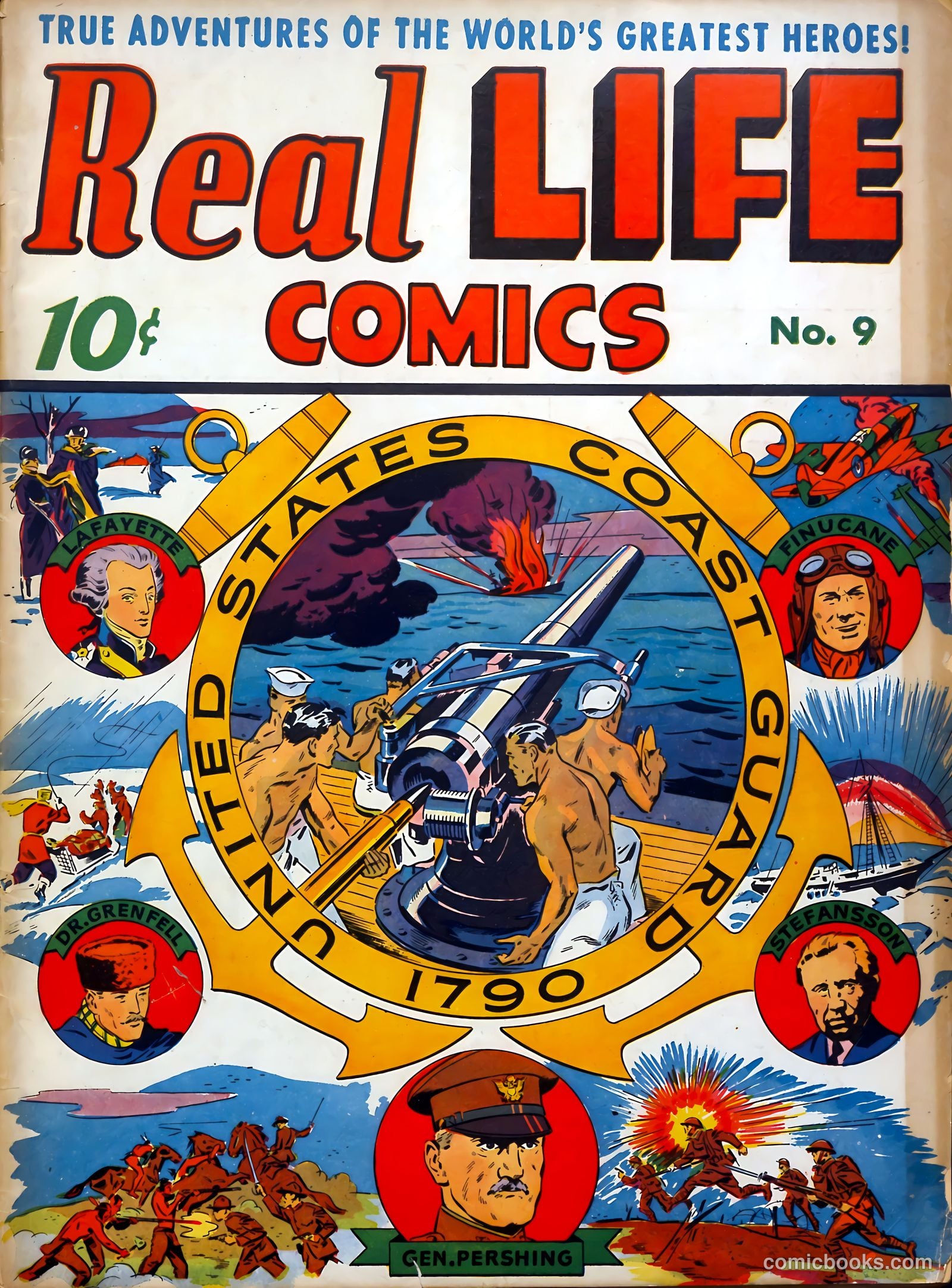 Real Adventure Comics #9 cover