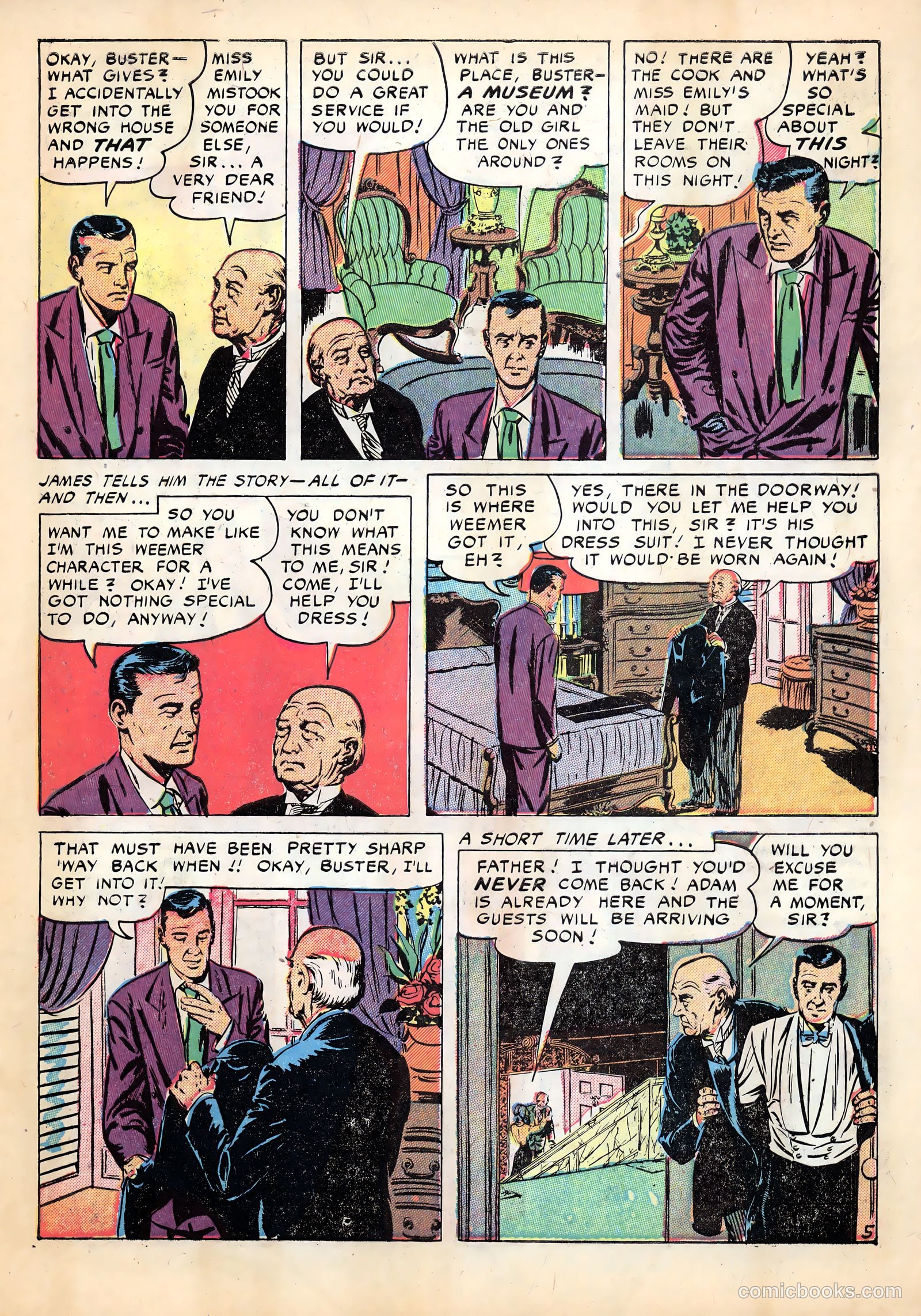 Real Clue Crime Stories #1 (1951, Streamline) — page 7 of 36