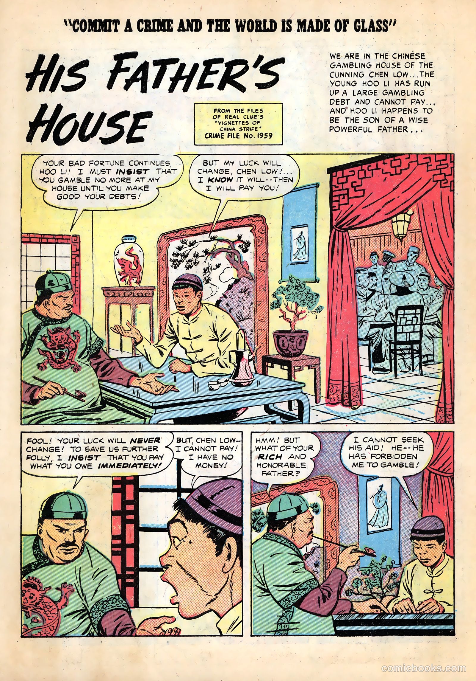 Real Clue Crime Stories #1 (1951, Streamline) — page 10 of 36