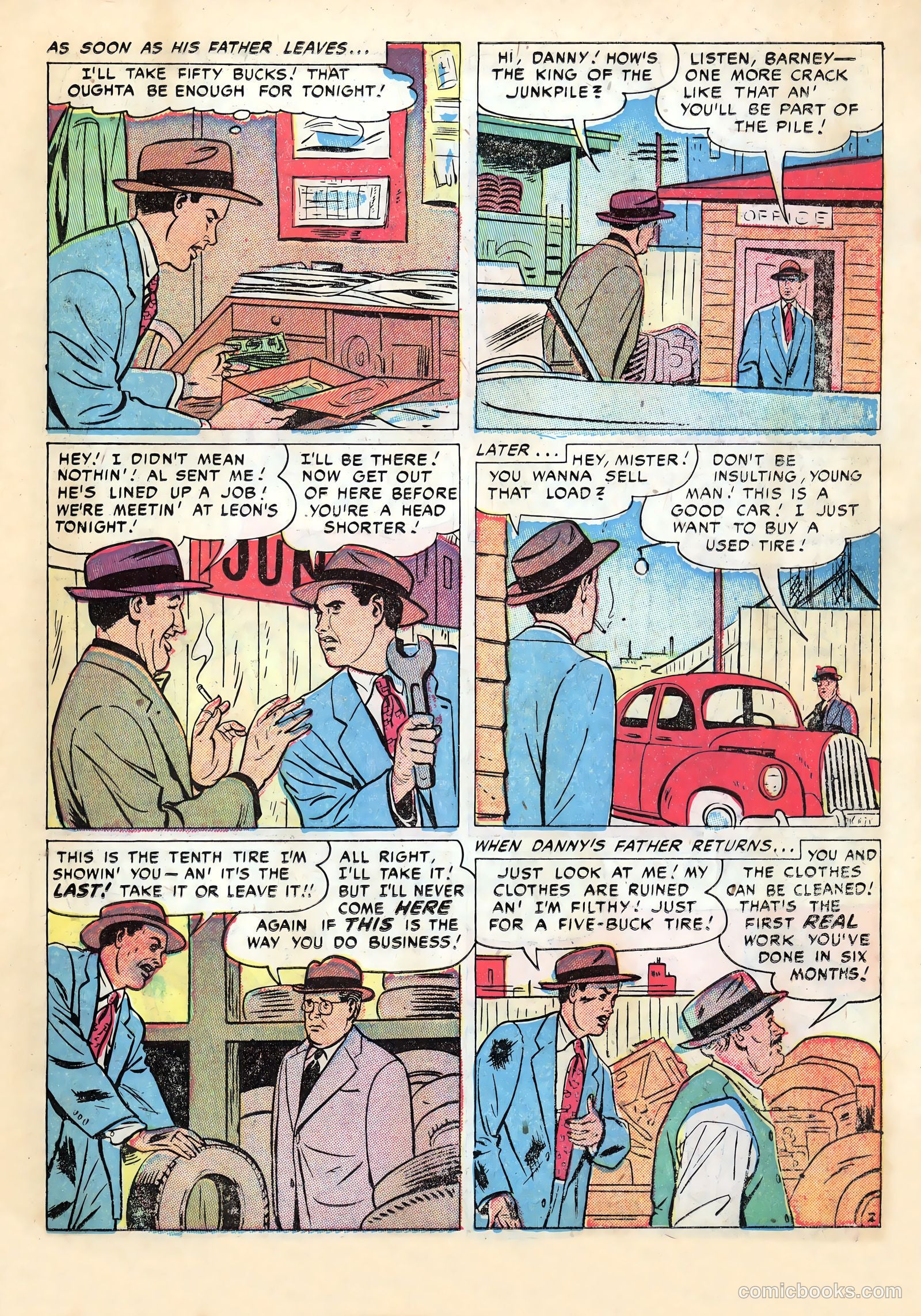 Real Clue Crime Stories #1 (1951, Streamline) — page 19 of 36