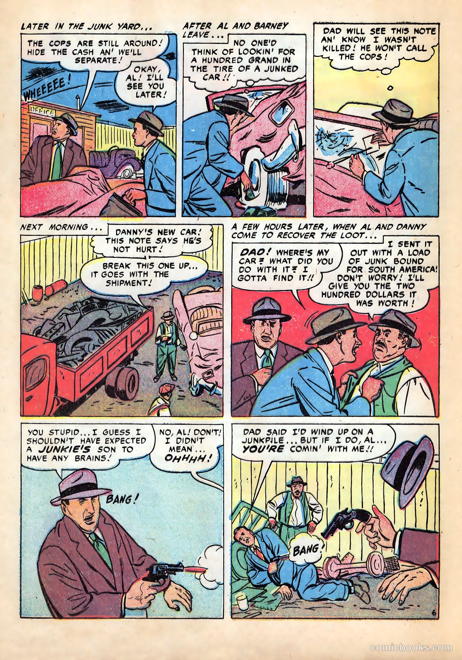 Real Clue Crime Stories #1 (1951, Streamline) — page 24 of 36
