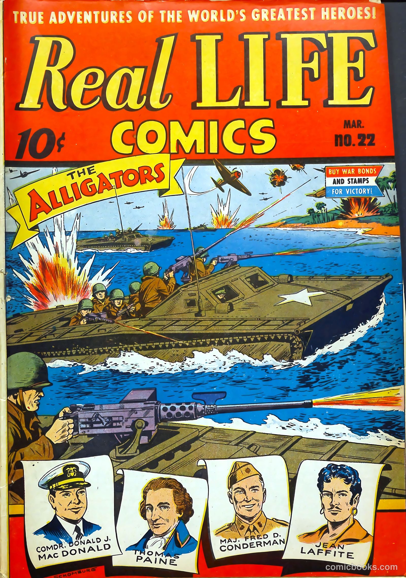 Real Life Comics #22 cover
