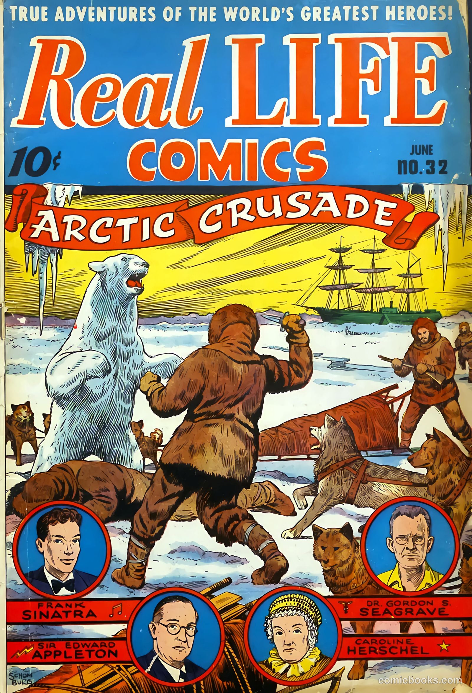 Real Life Comics #32 cover