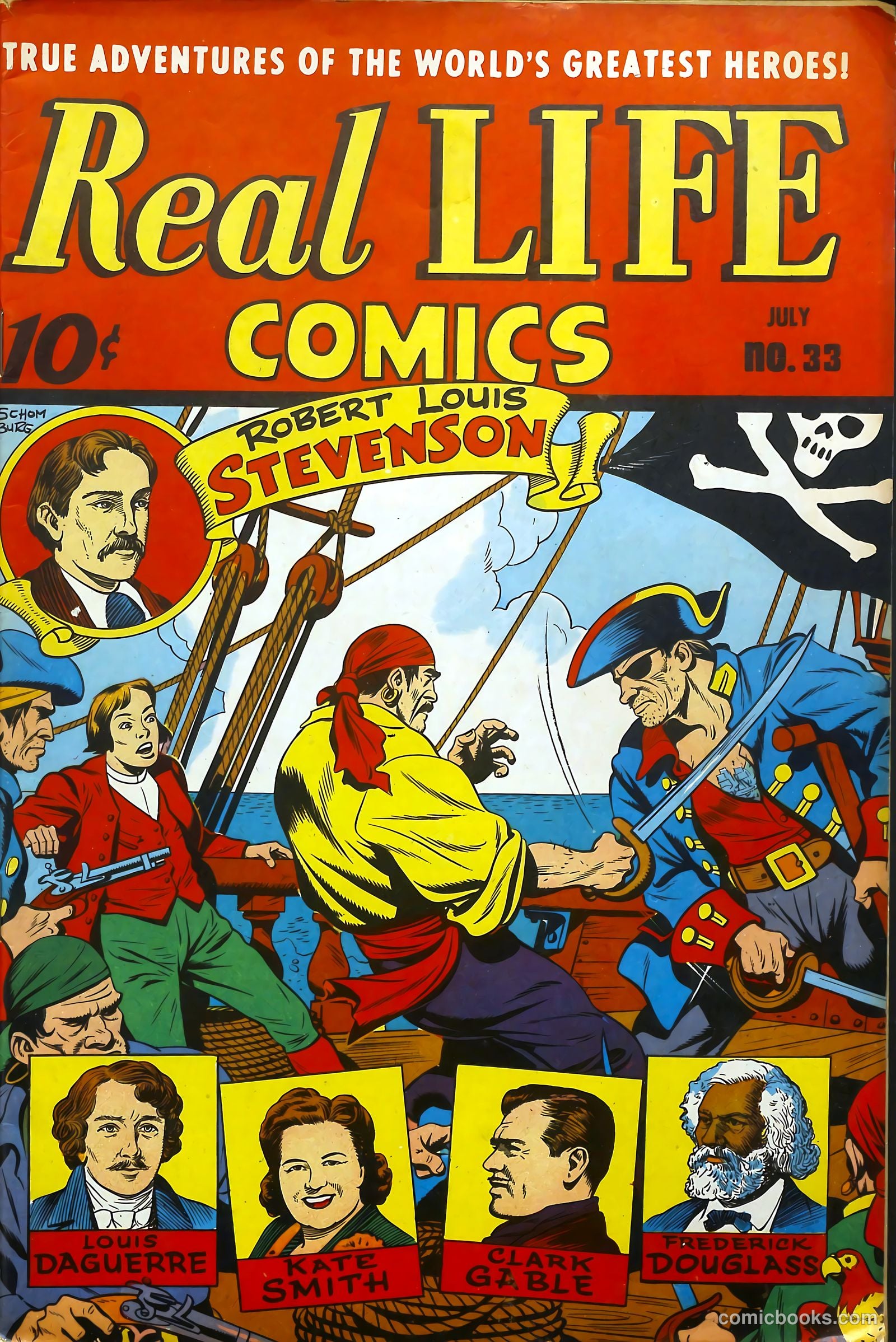 Real Life Comics #33 cover