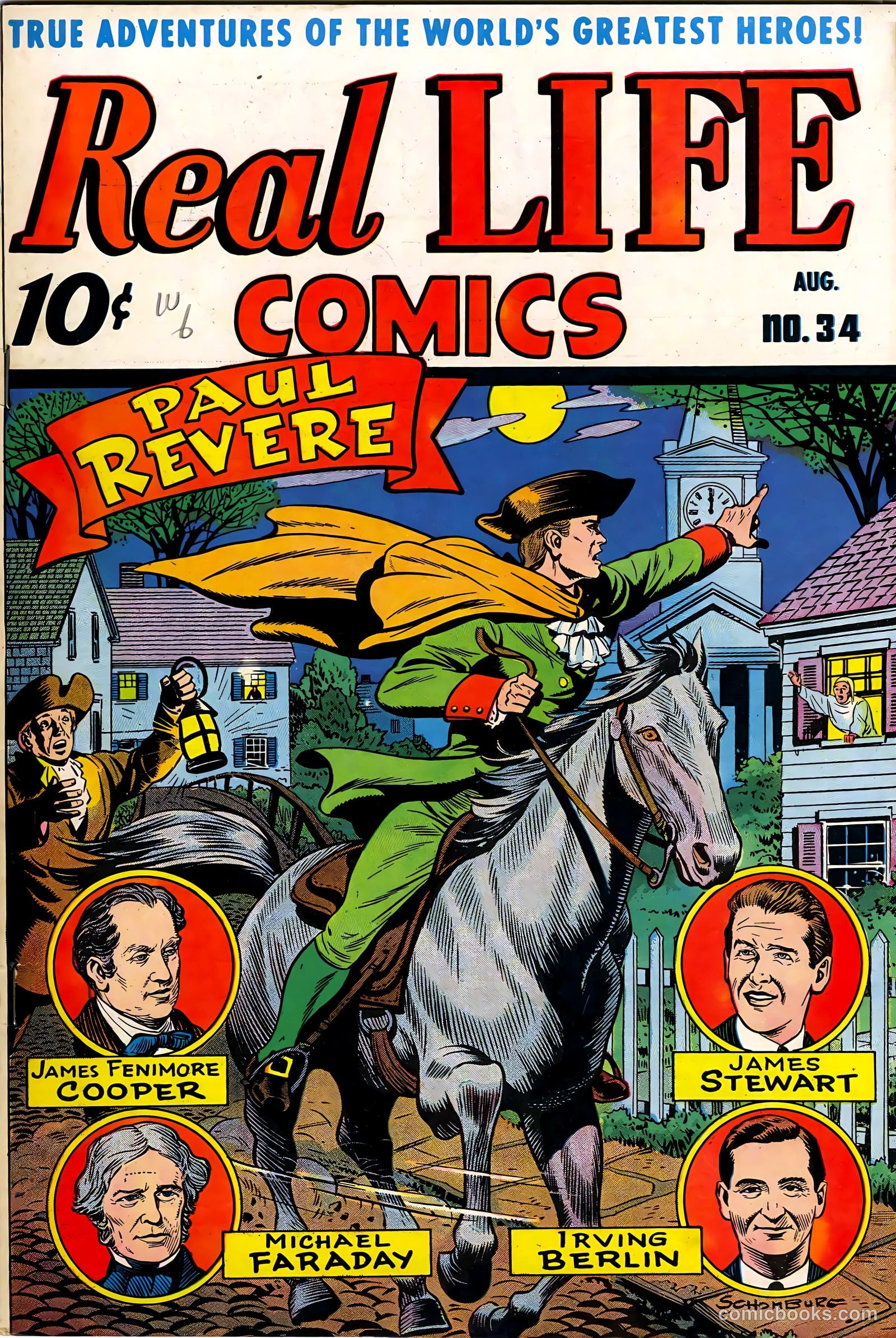 Real Life Comics #34 cover