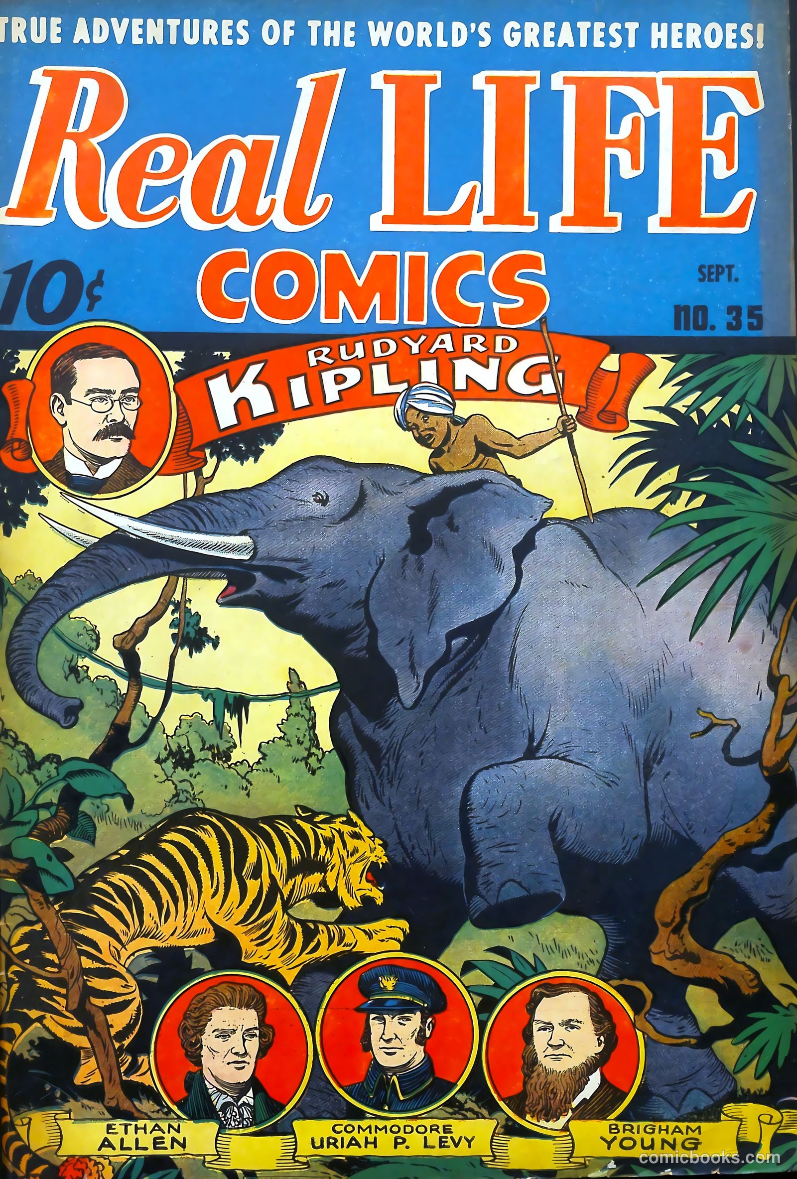 Real Life Comics #35 cover