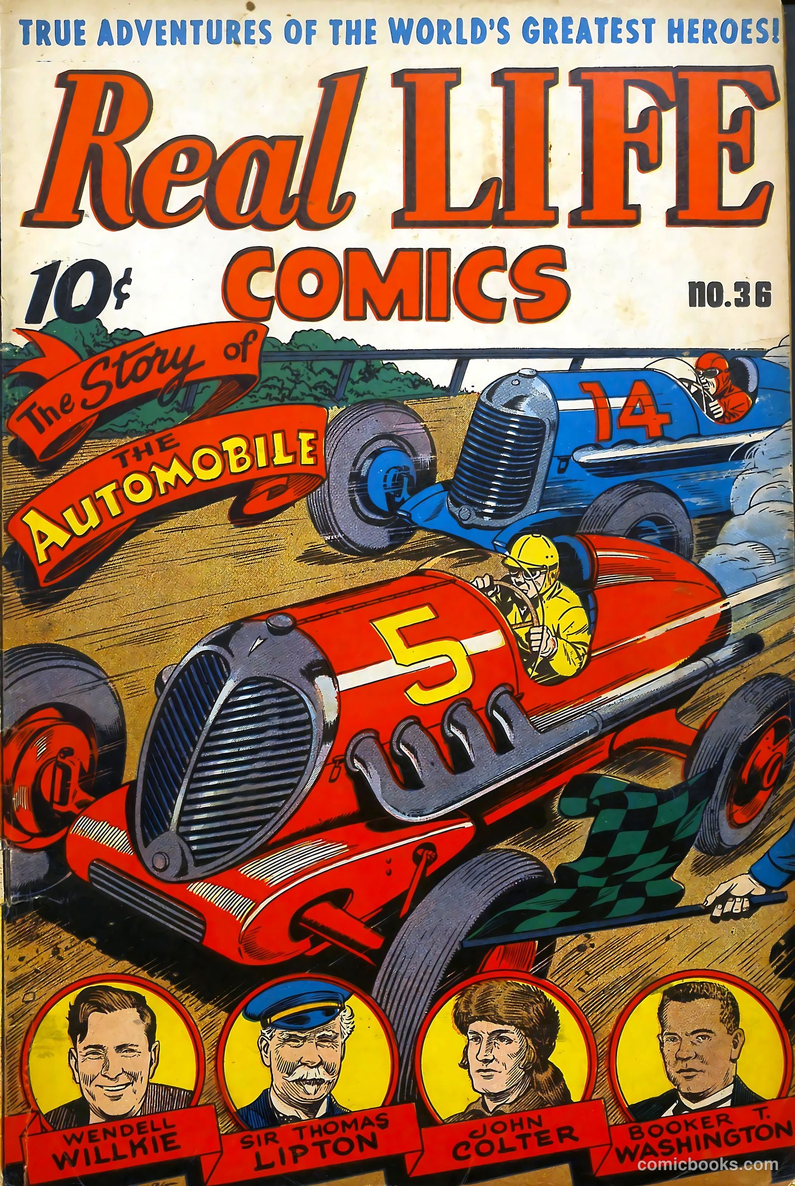 Real Life Comics #36 cover