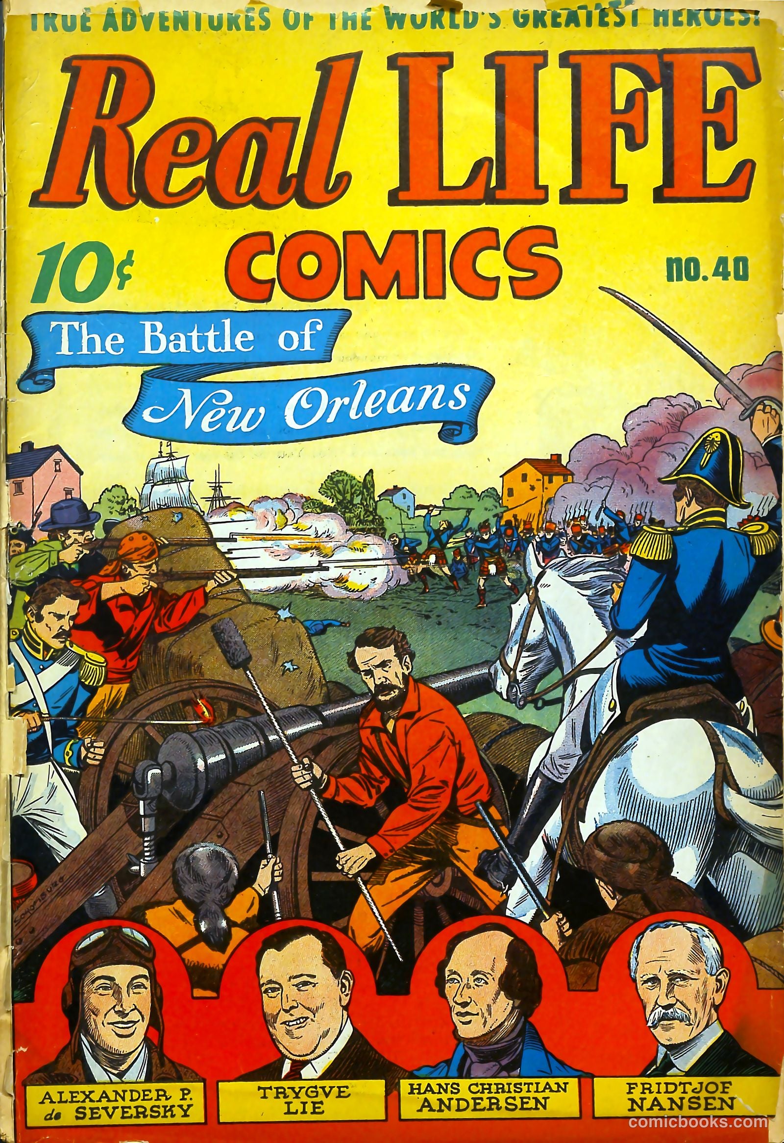 Real Life Comics #40 cover