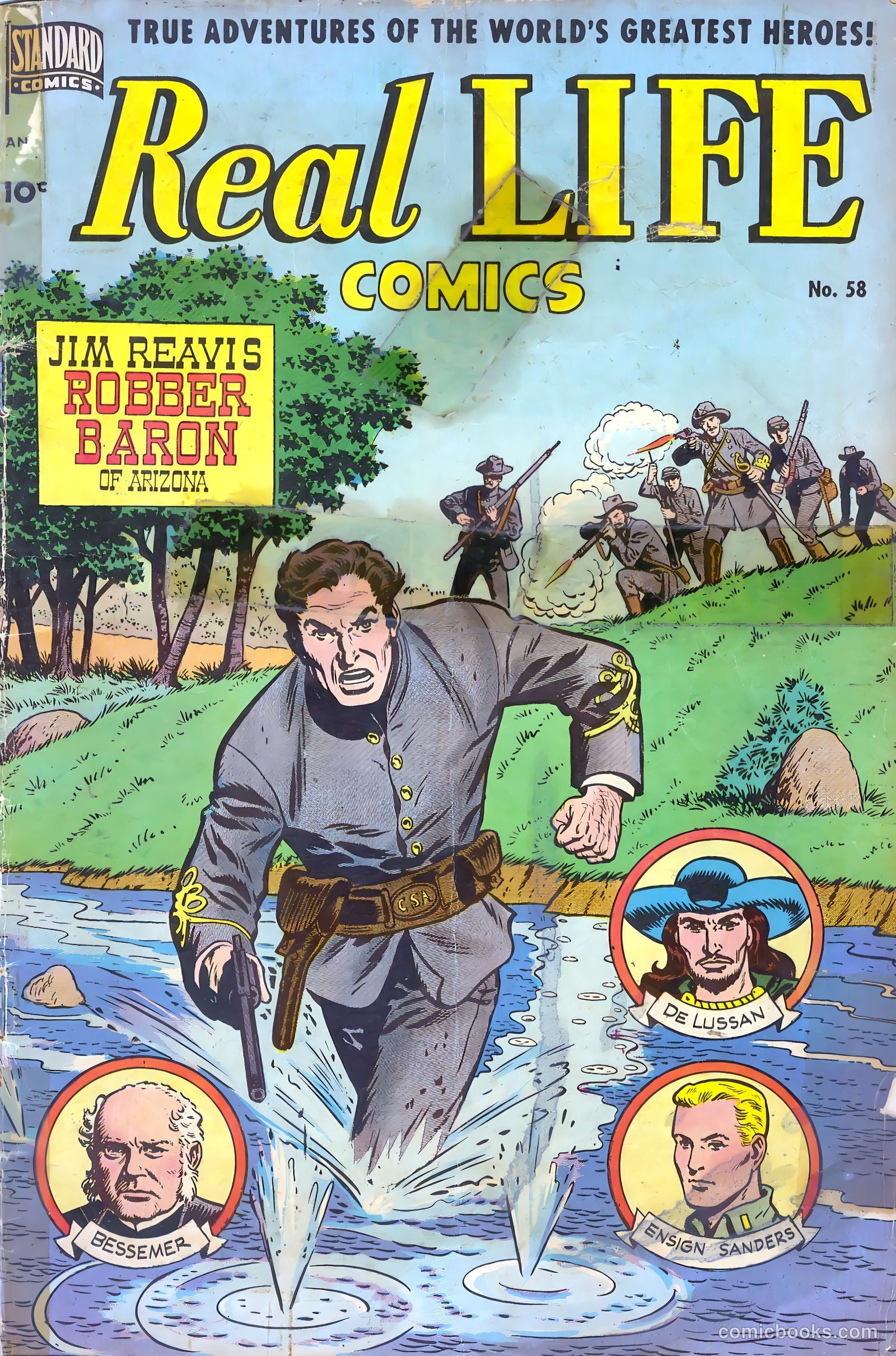 Real Life Comics #58 cover