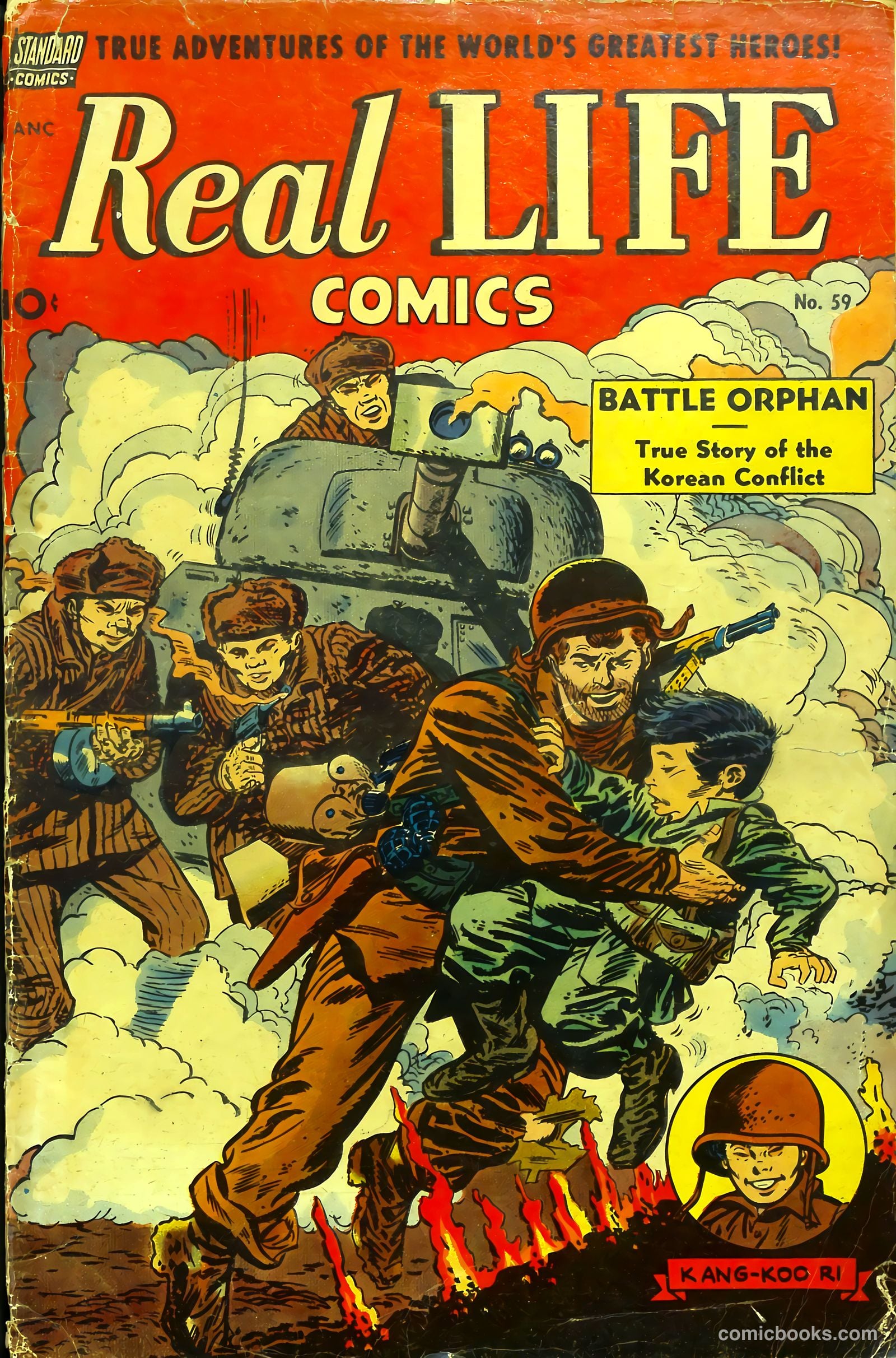 Real Life Comics #59 cover