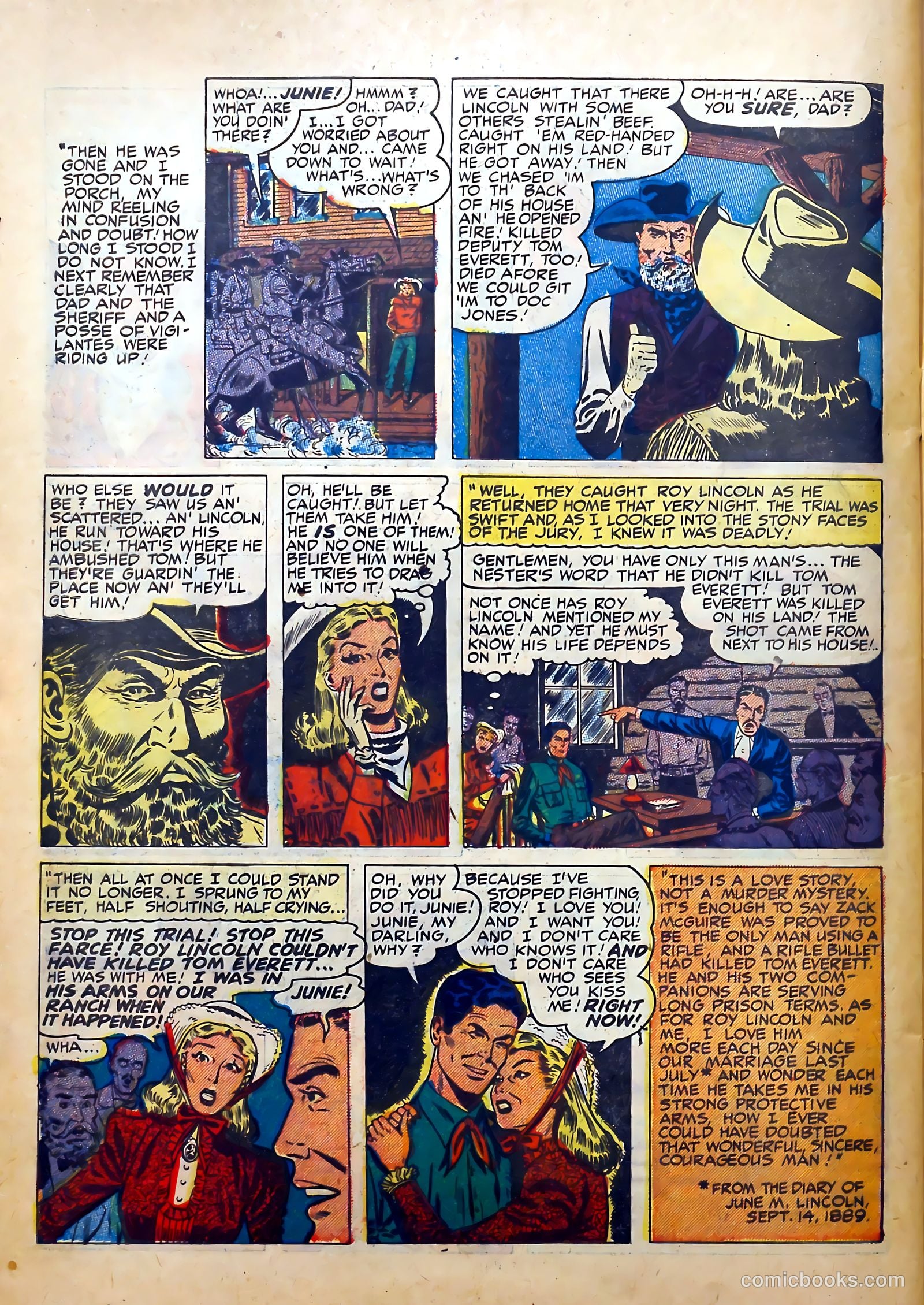 Real Romances #3 (1949) — page 38 of 52