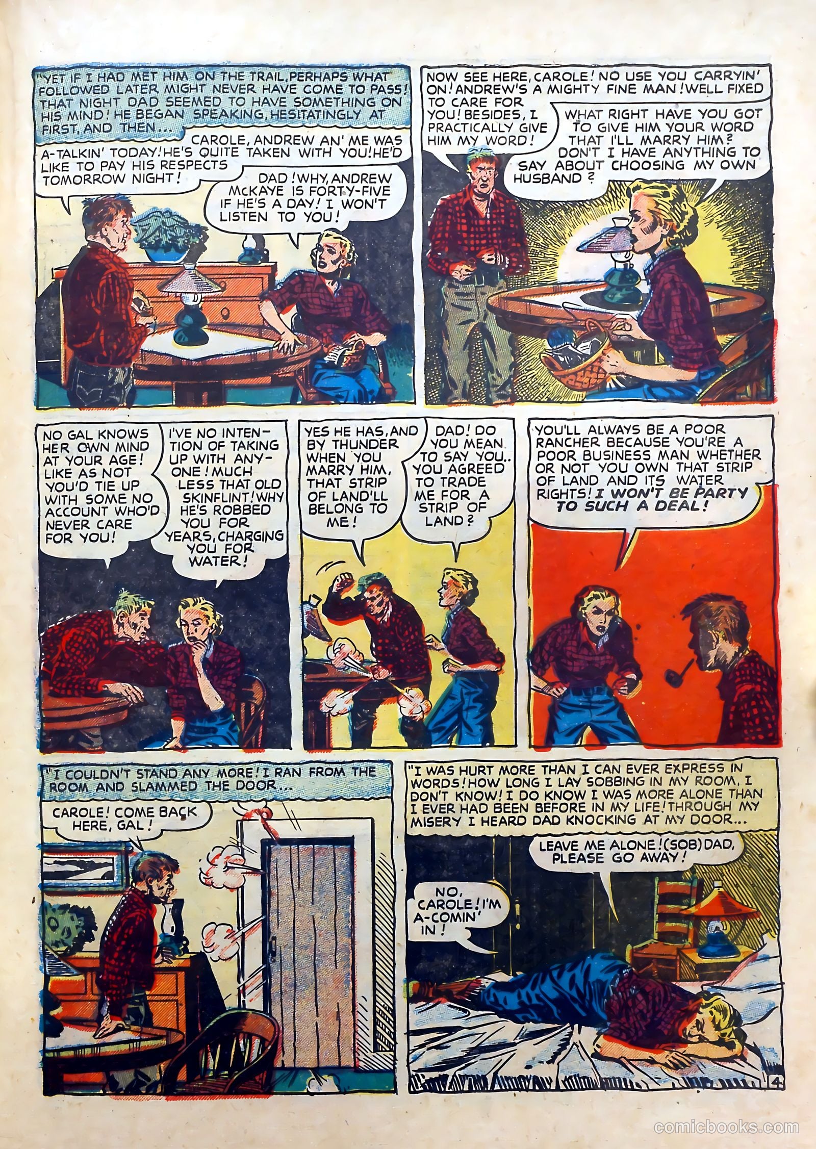Real Romances #4 (1949) — page 35 of 52