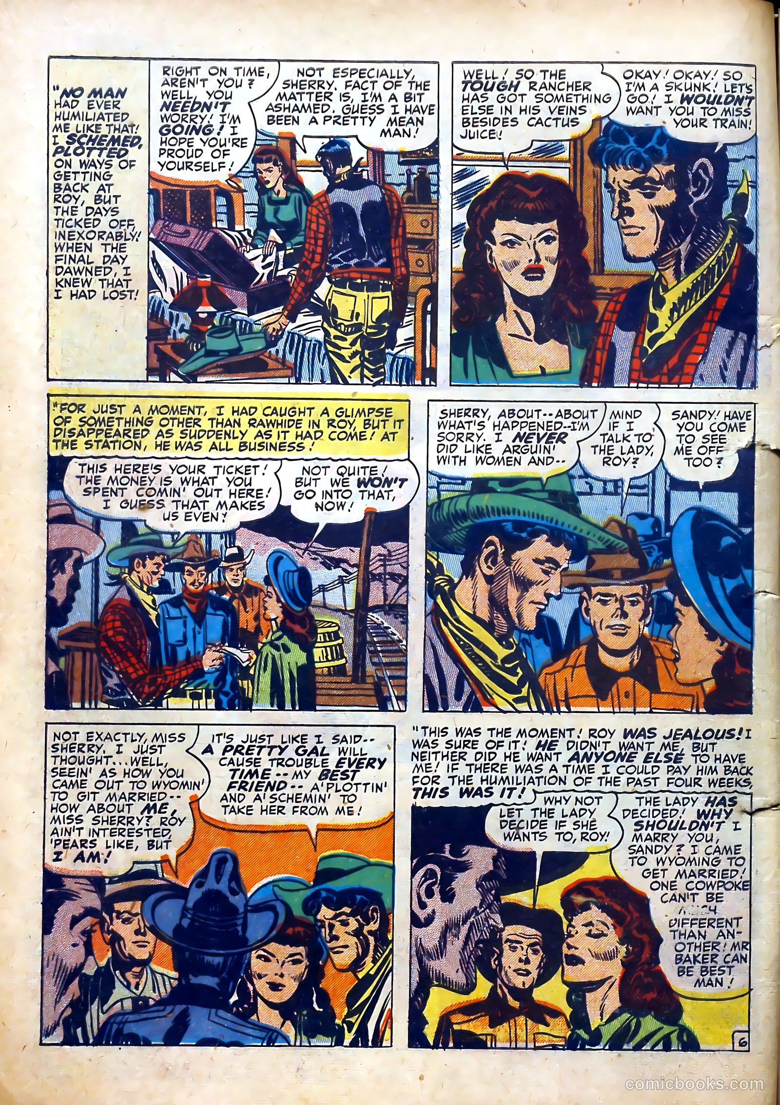 Real Romances #5 (1950) — page 8 of 52