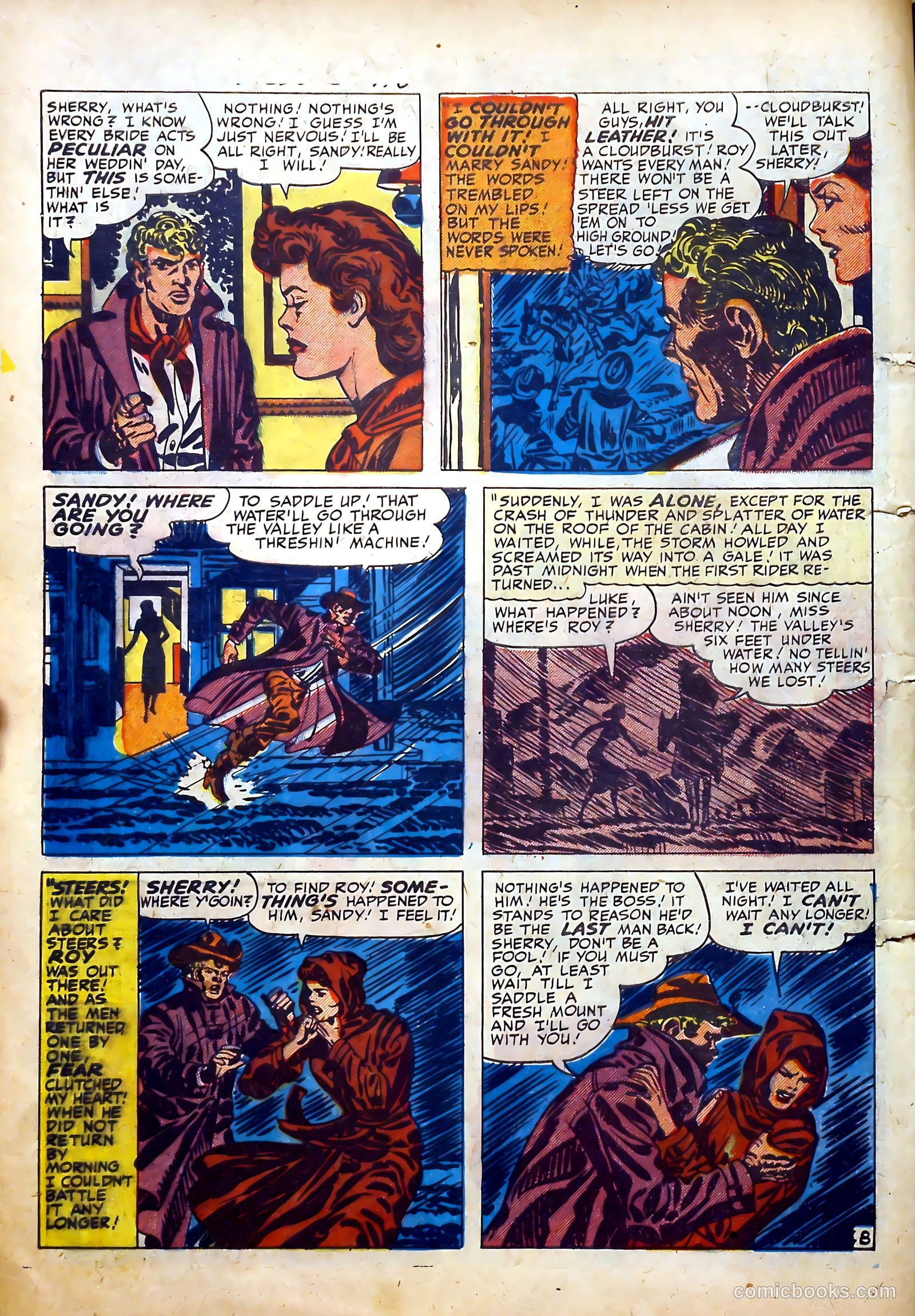 Real Romances #5 (1950) — page 10 of 52