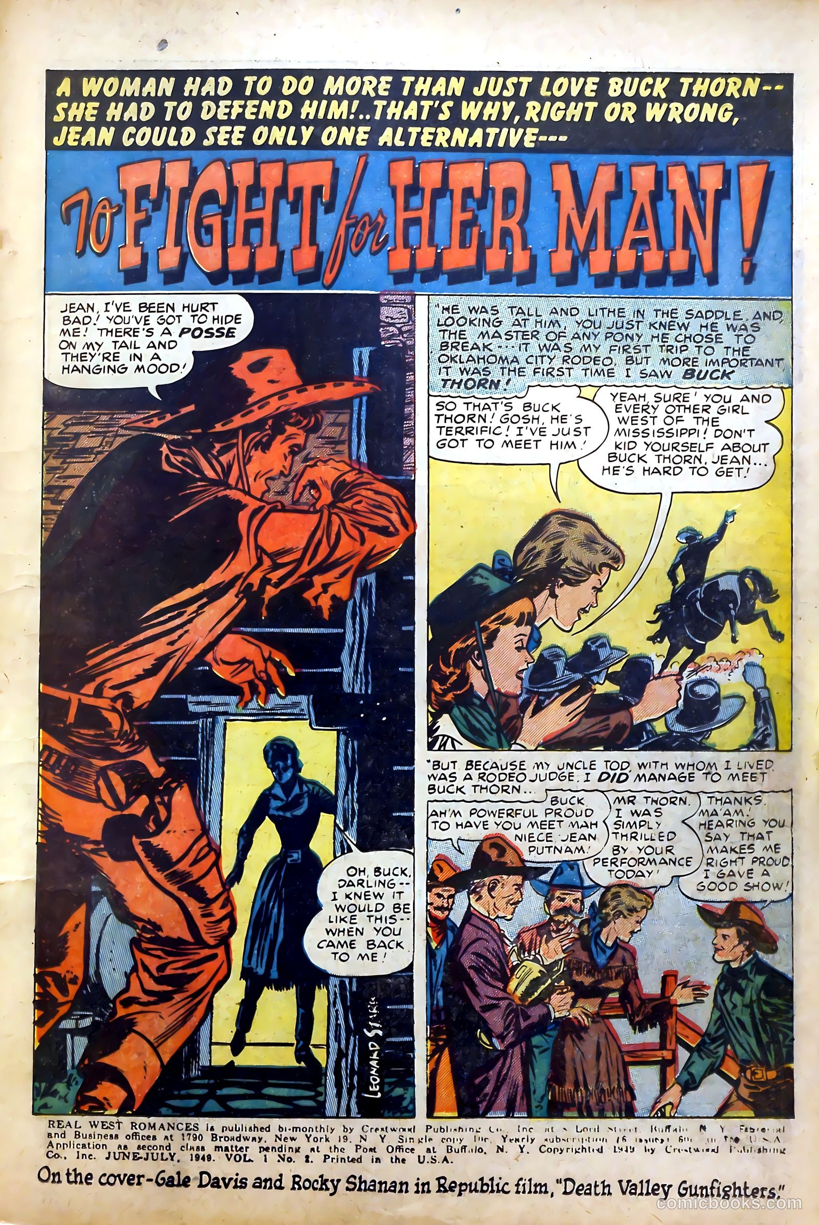 Real West Romances #2 (1949) — page 3 of 52
