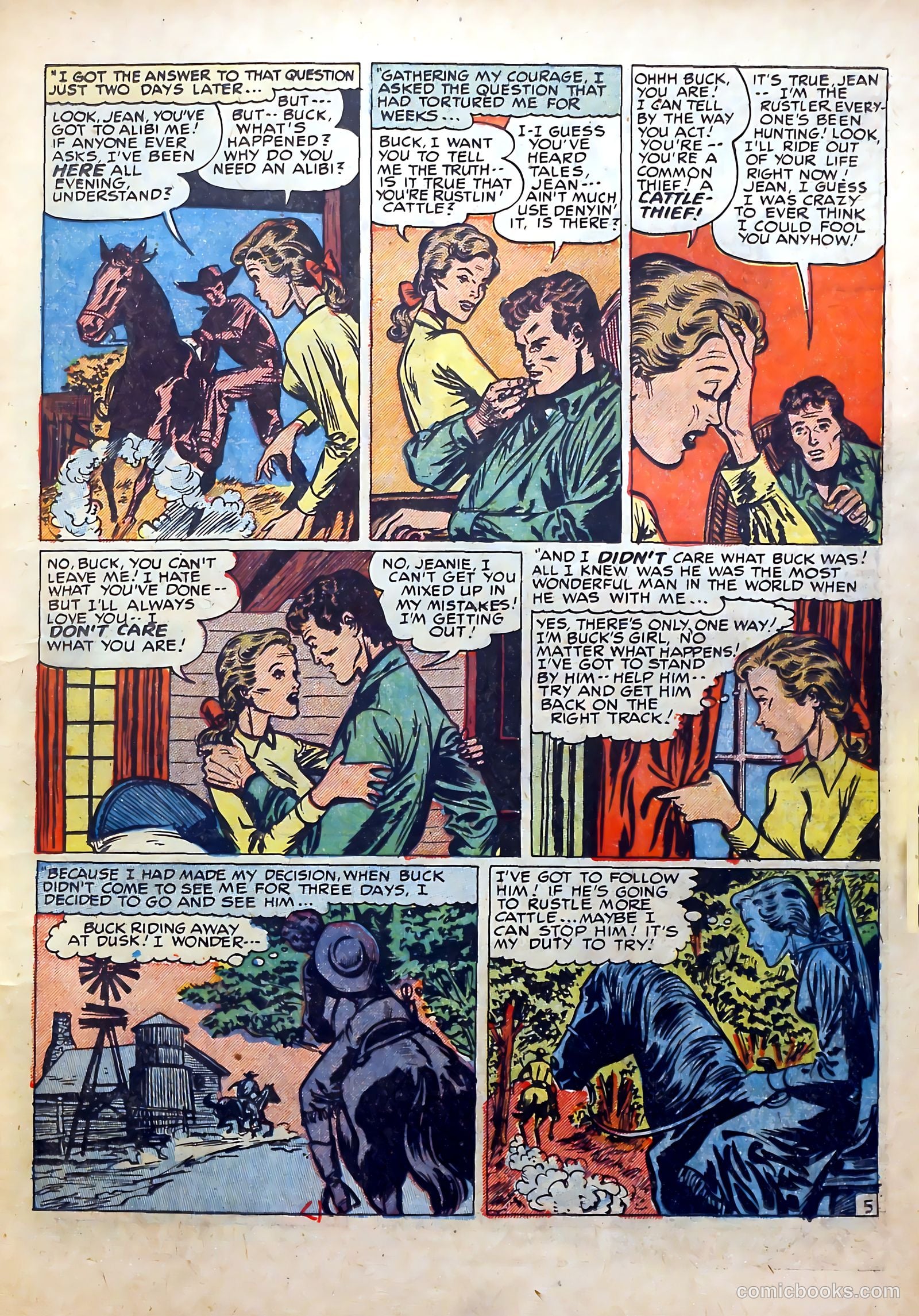 Real West Romances #2 (1949) — page 7 of 52