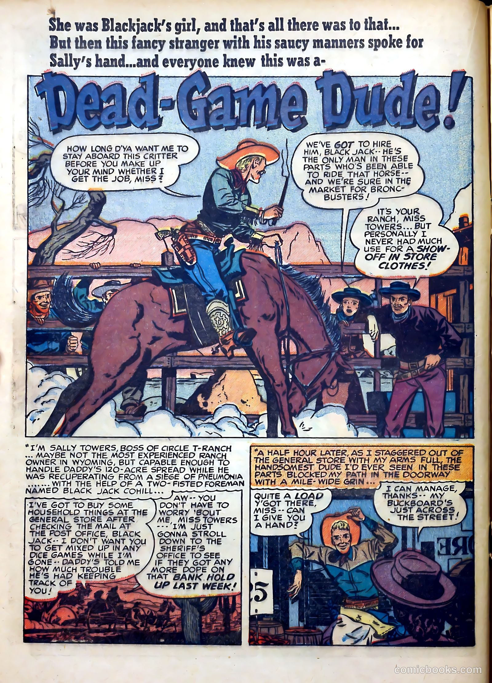 Real West Romances #2 (1949) — page 20 of 52