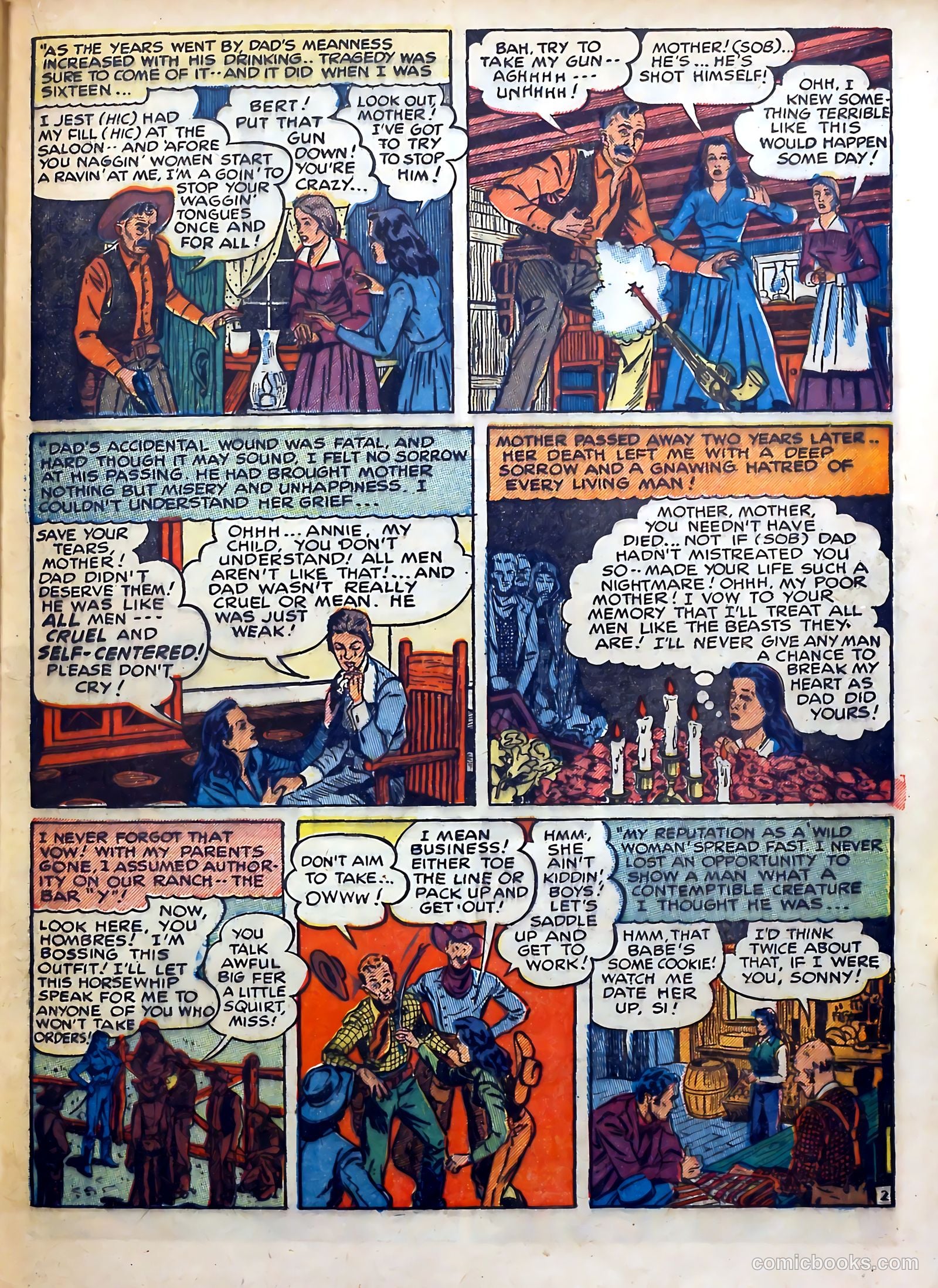Real West Romances #2 (1949) — page 33 of 52
