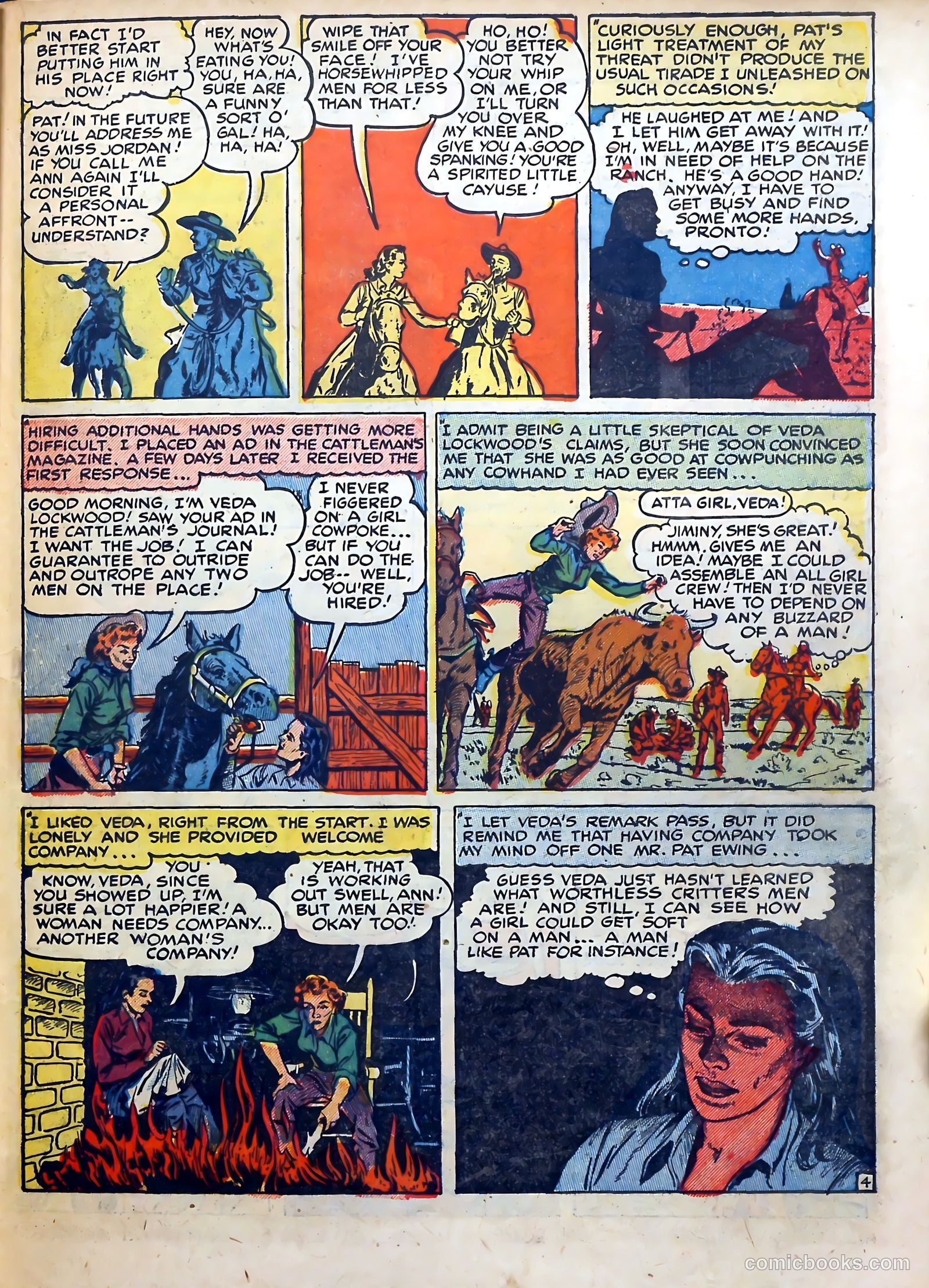 Real West Romances #2 (1949) — page 35 of 52