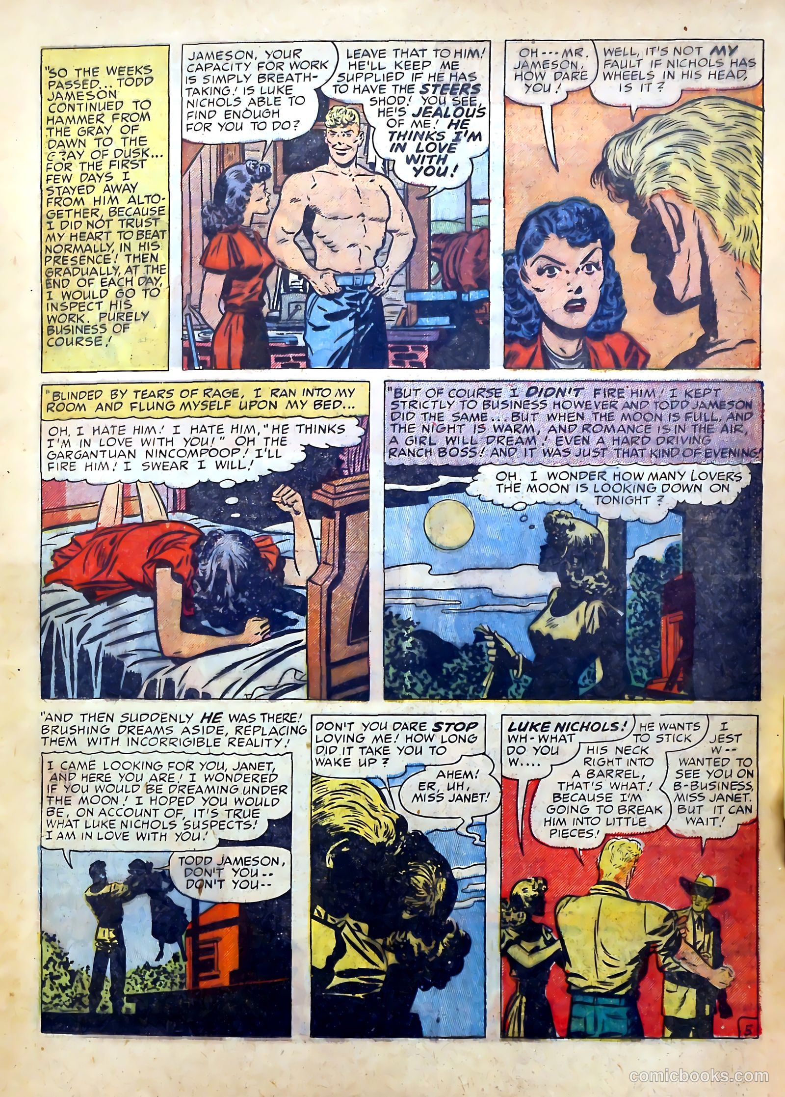 Real West Romances #3 (1949) — page 7 of 52