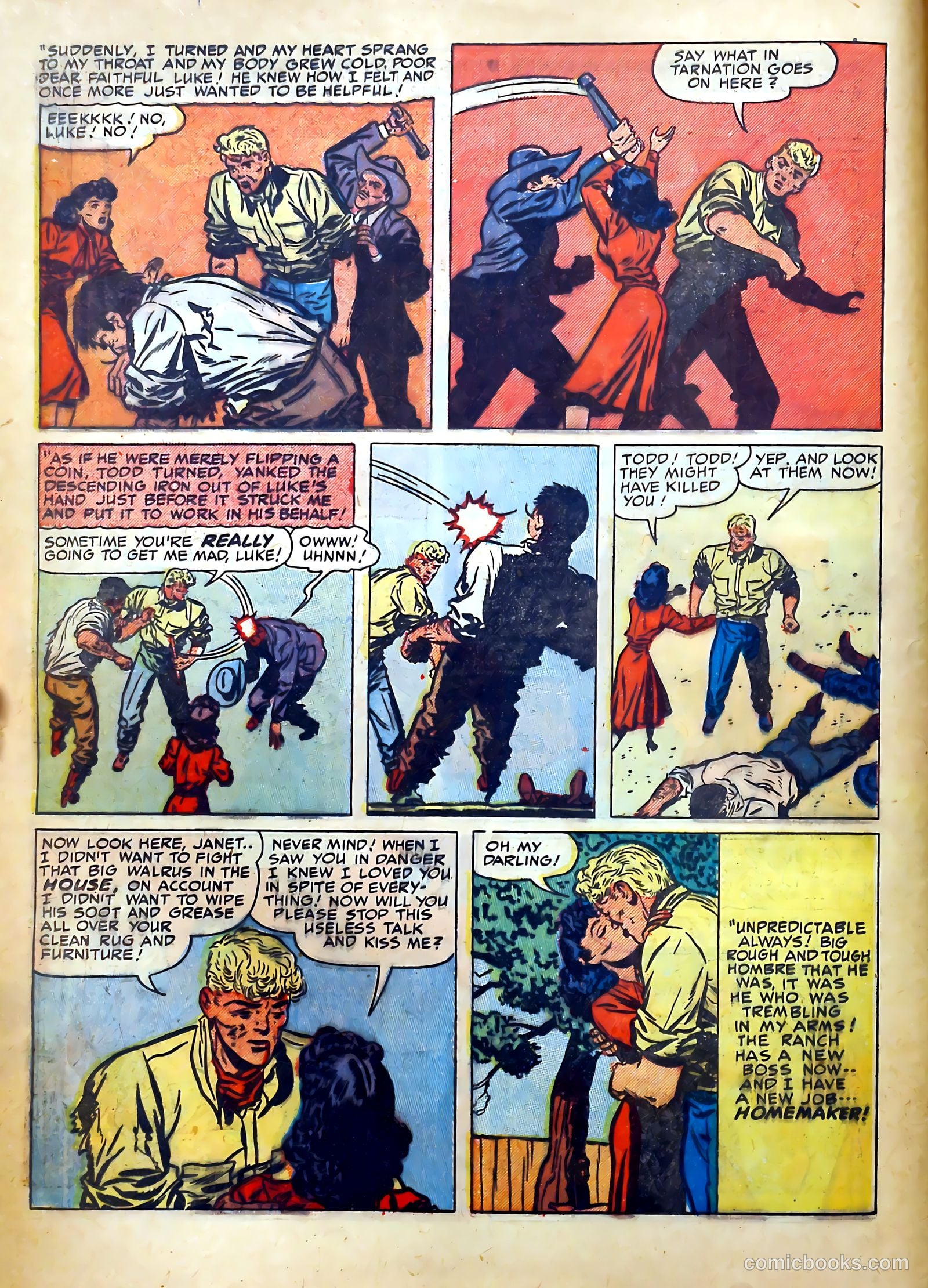 Real West Romances #3 (1949) — page 10 of 52