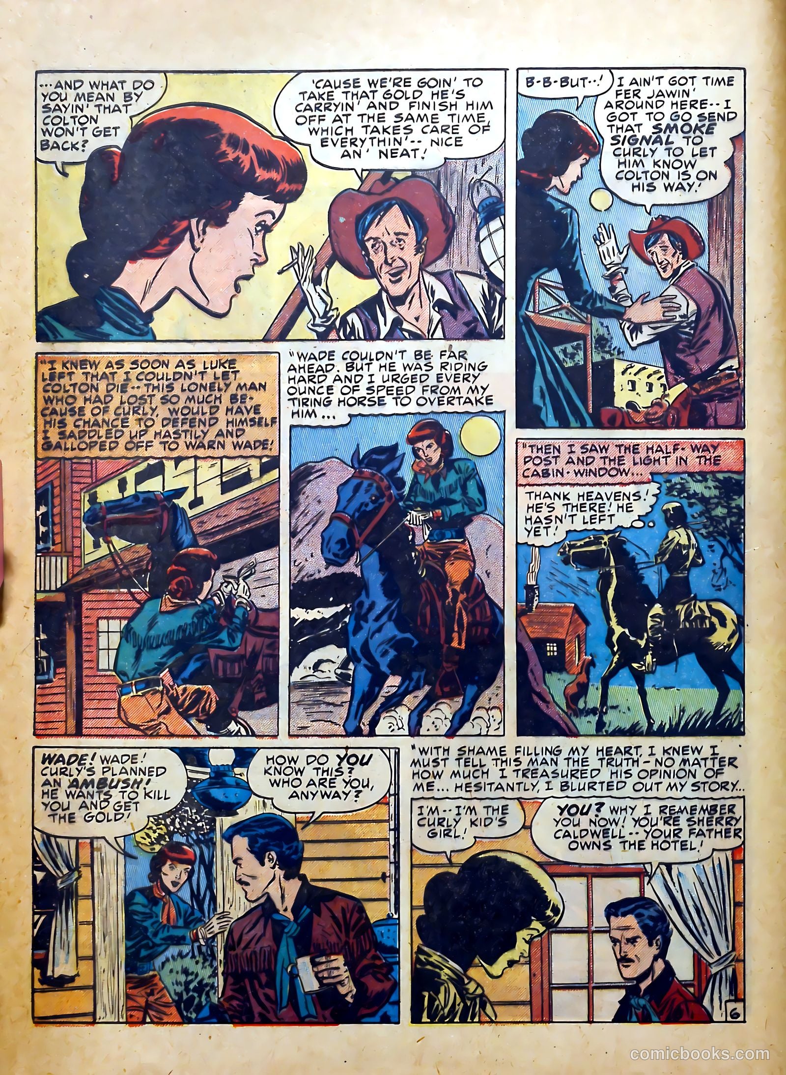 Real West Romances #3 (1949) — page 16 of 52